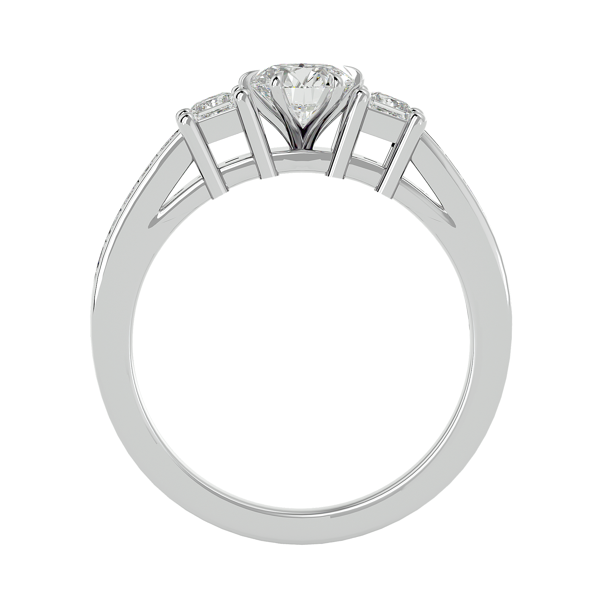 HOH Nora Diamond Three Stone Ring