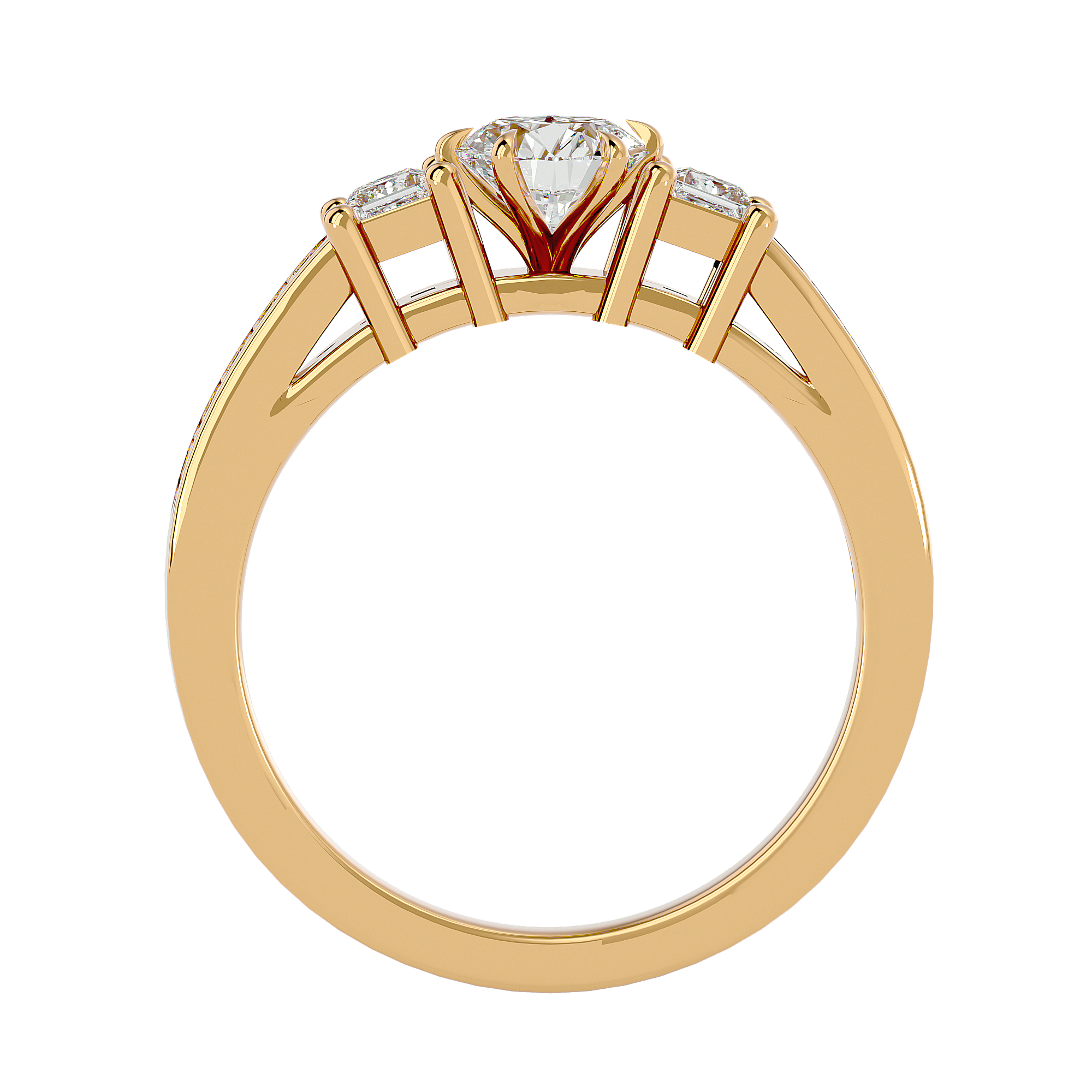 HOH Nora Diamond Three Stone Ring