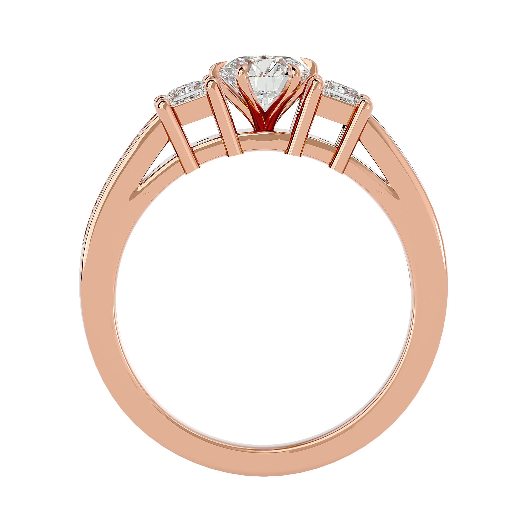 HOH Nora Diamond Three Stone Ring