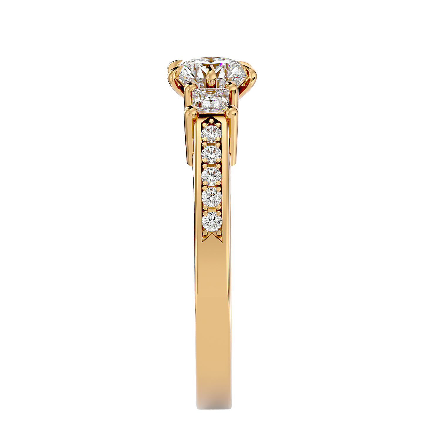 HOH Nora Diamond Three Stone Ring