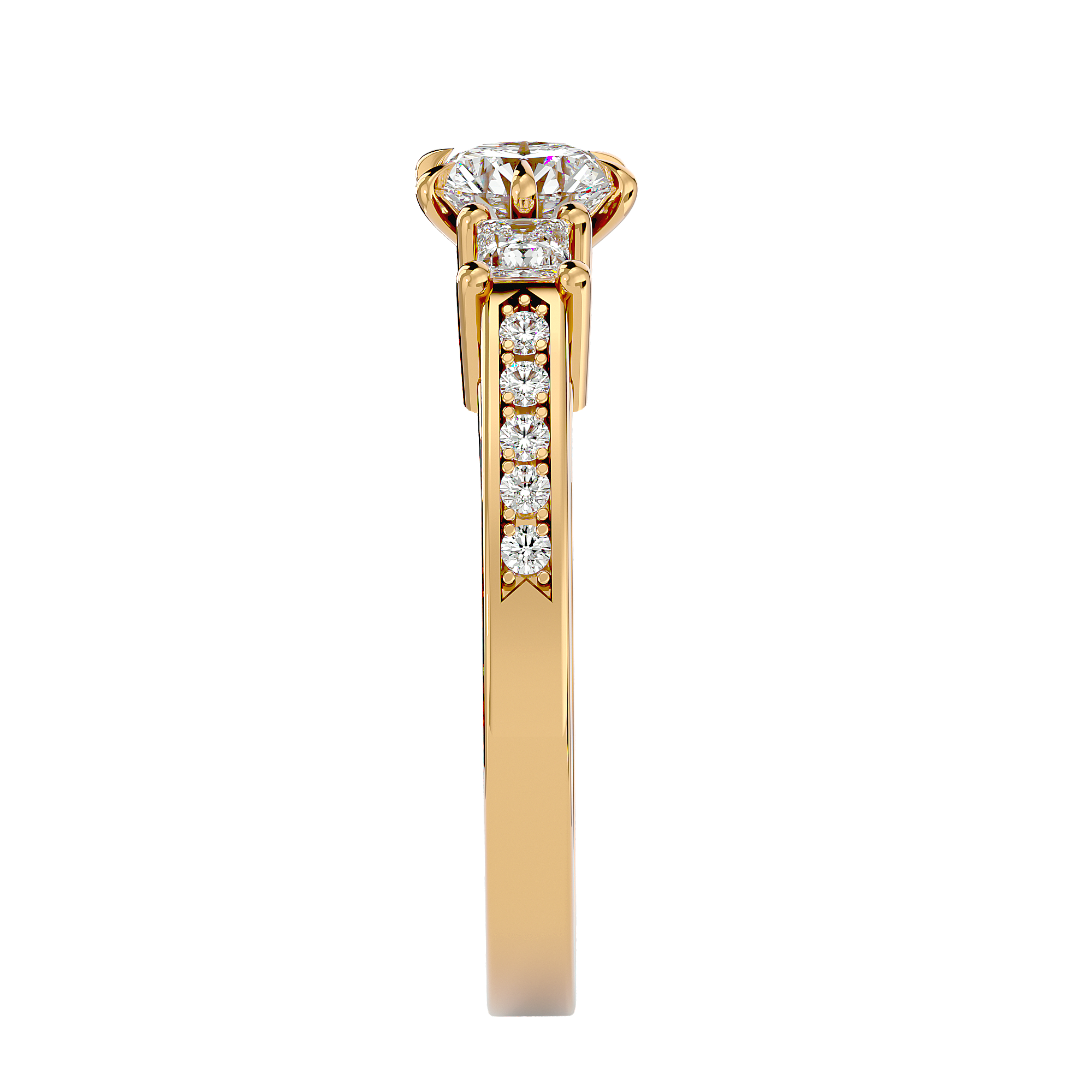 HOH Nora Diamond Three Stone Ring