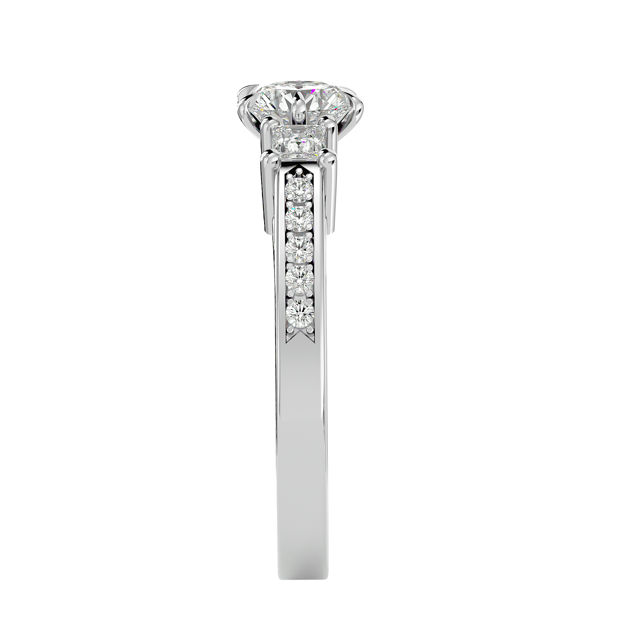 HOH Nora Diamond Three Stone Ring