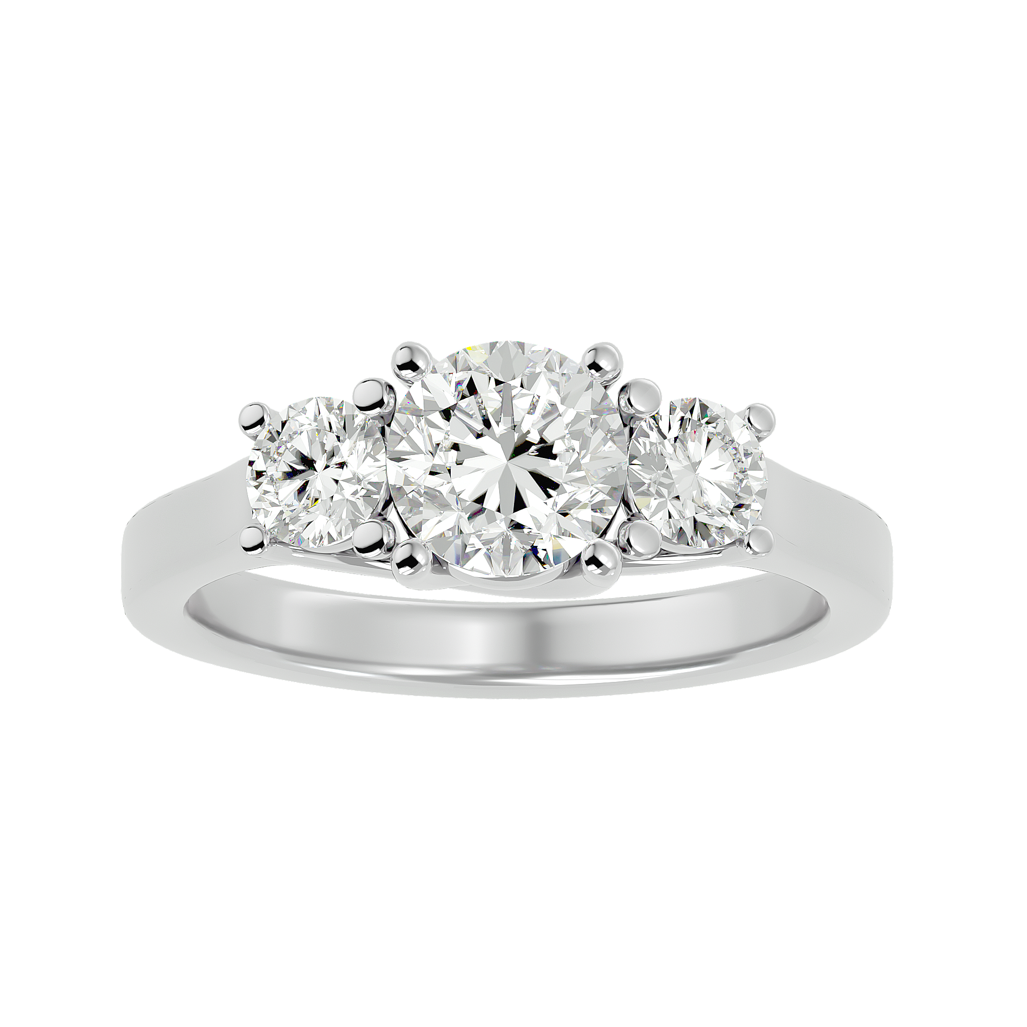 HOH Mira Diamond Three Stone Ring