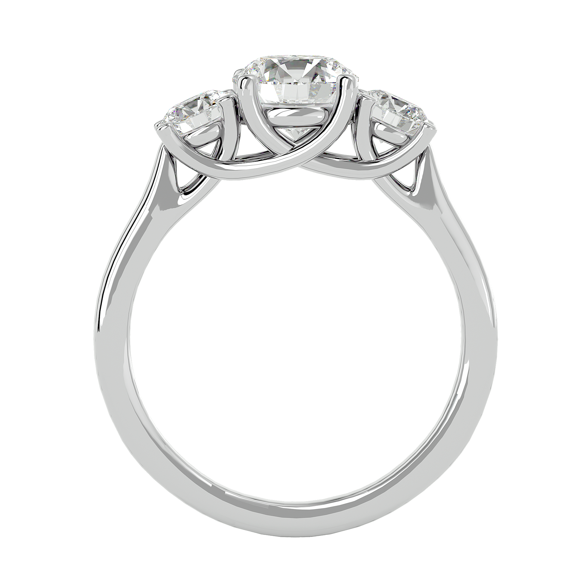 HOH Mira Diamond Three Stone Ring