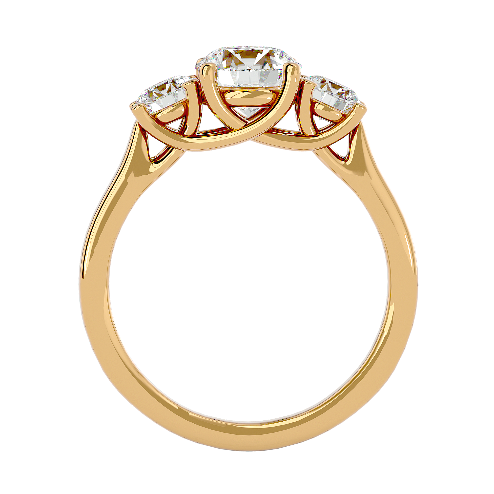 HOH Mira Diamond Three Stone Ring