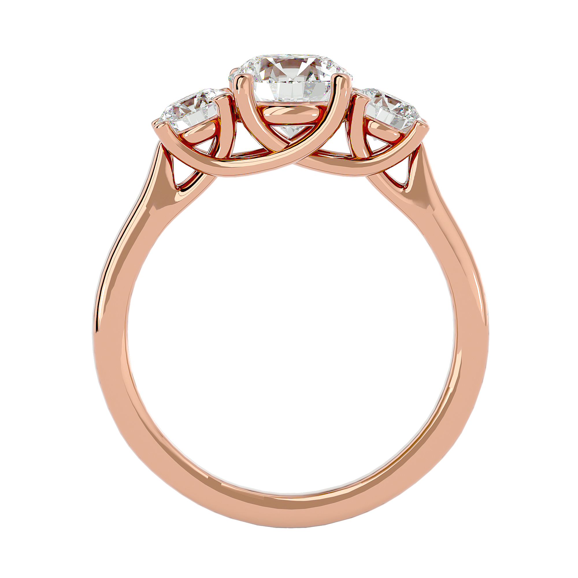HOH Mira Diamond Three Stone Ring