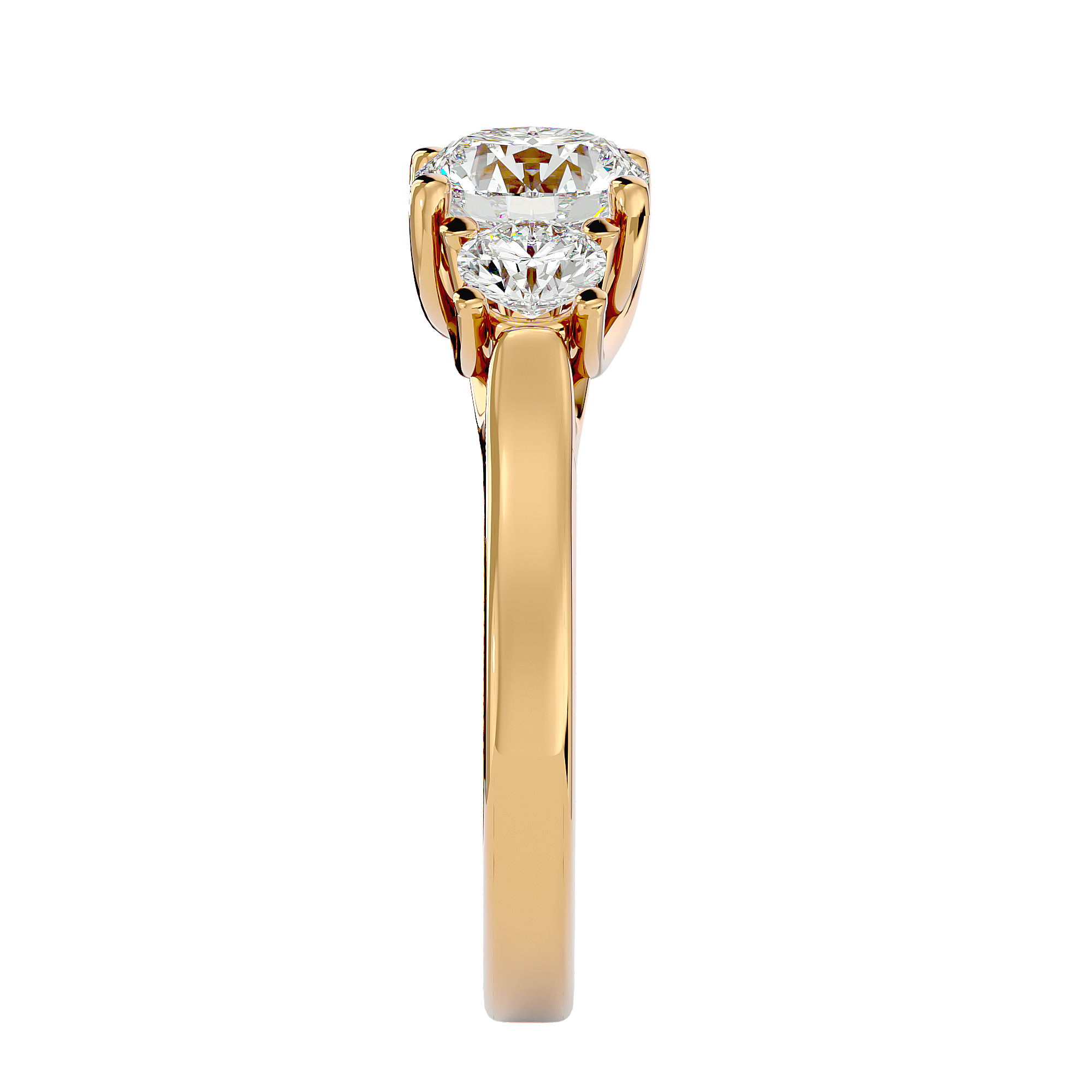 HOH Mira Diamond Three Stone Ring
