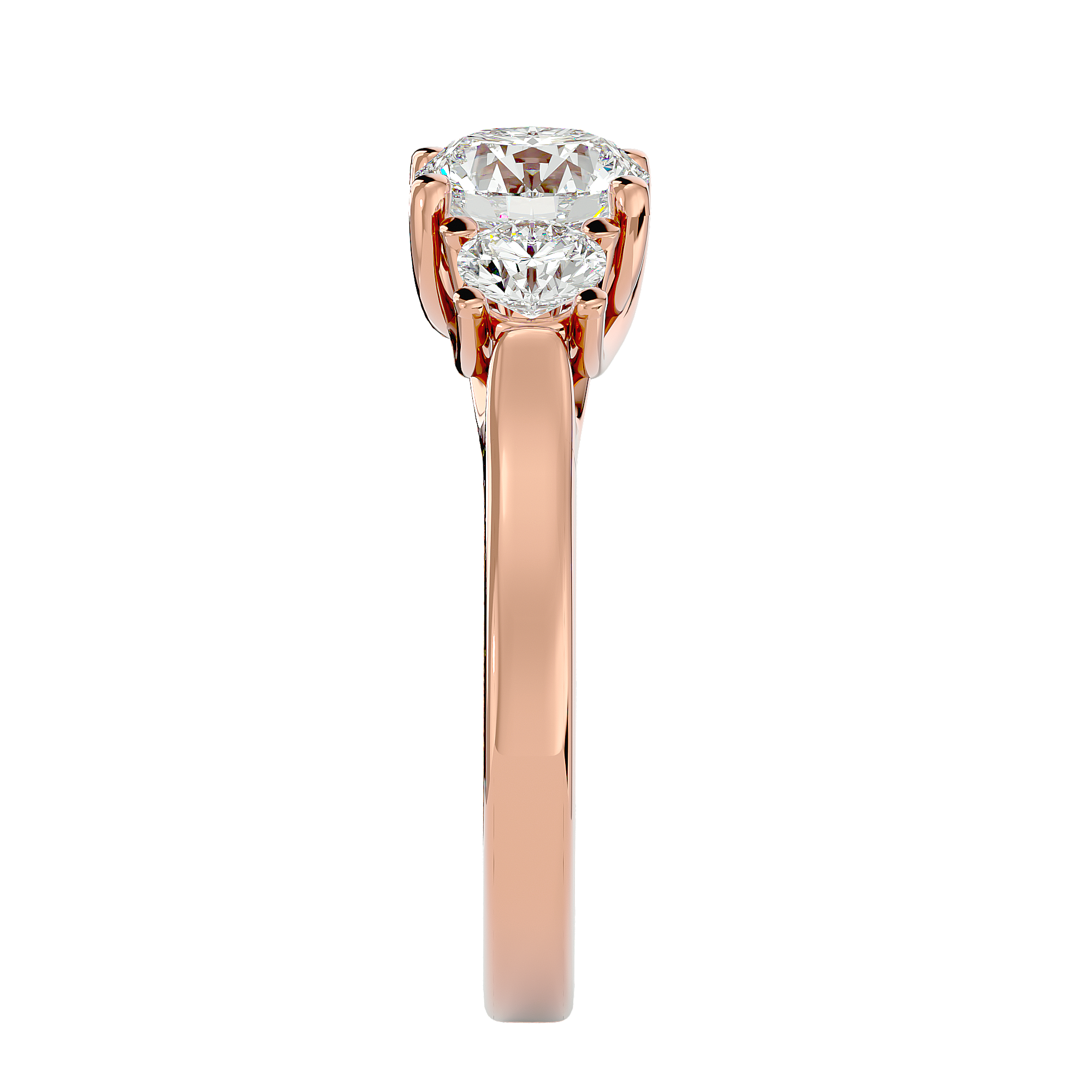 HOH Mira Diamond Three Stone Ring