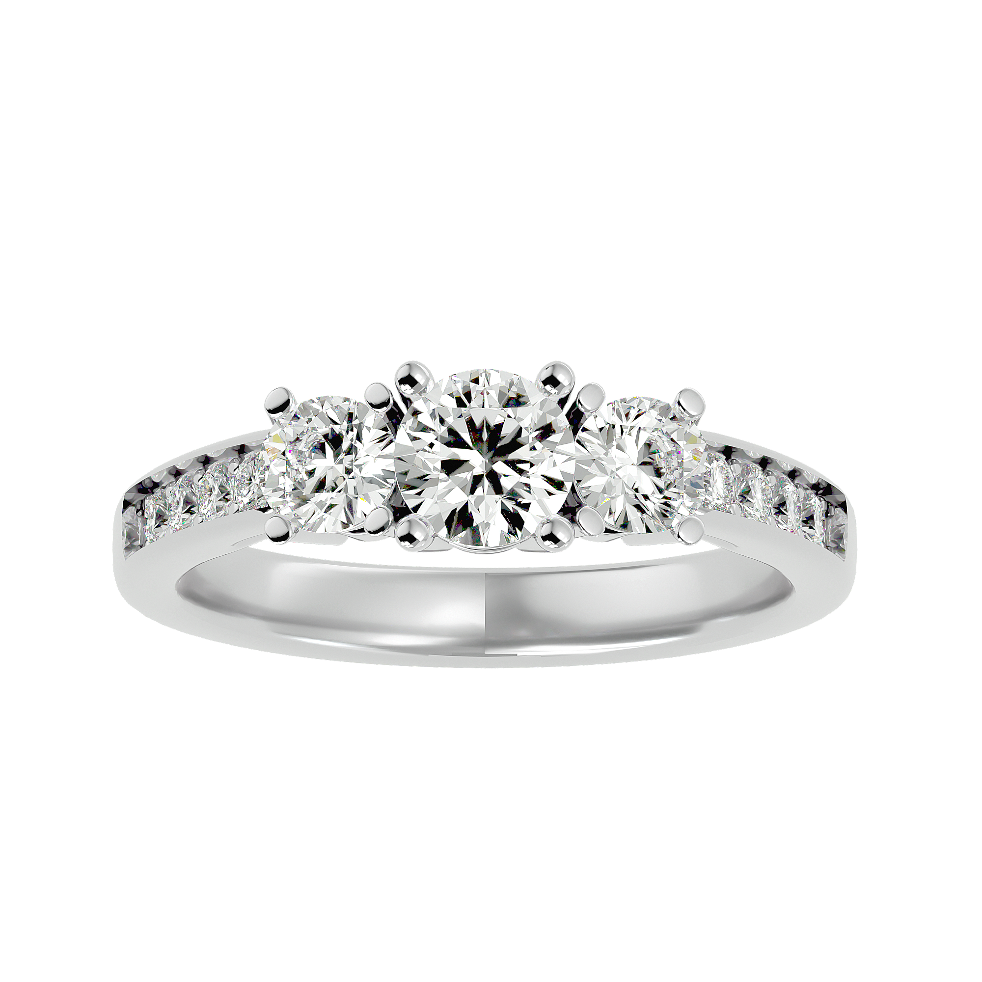 HOH Zoey Diamond Three Stone Ring