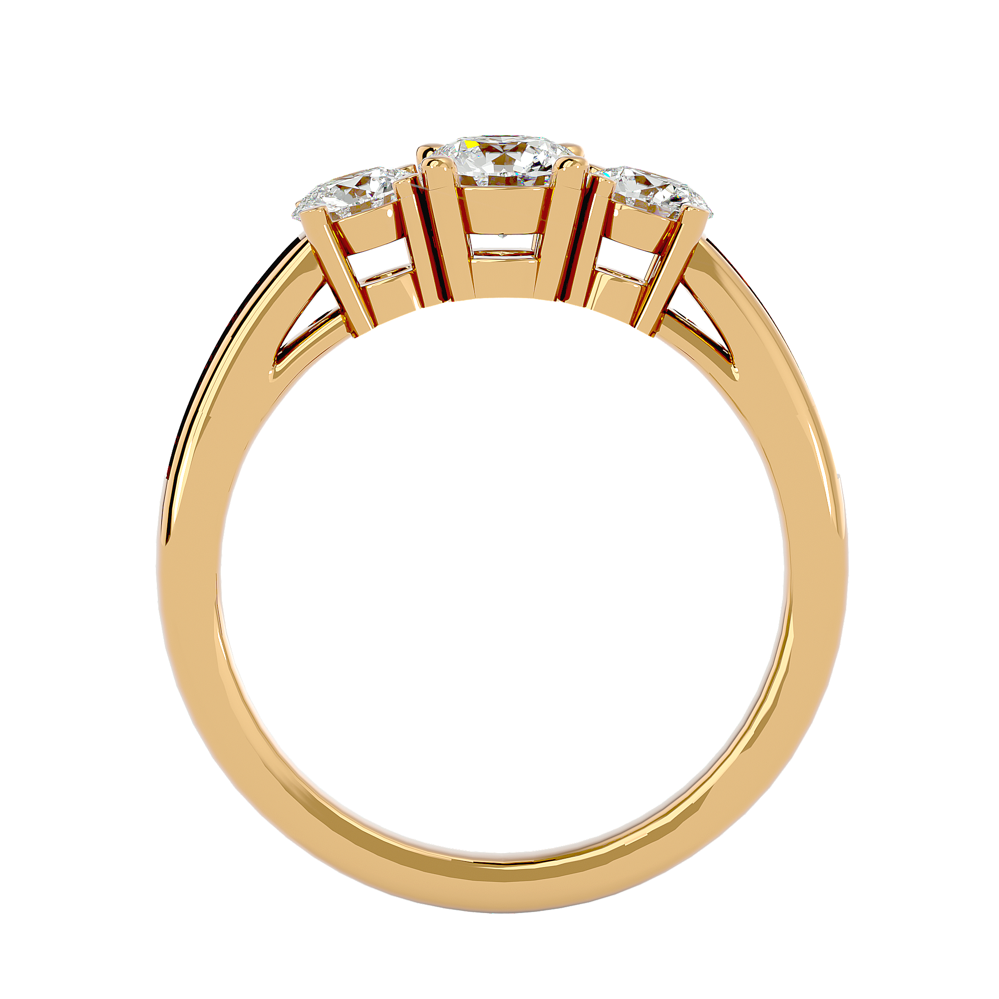 HOH Zoey Diamond Three Stone Ring