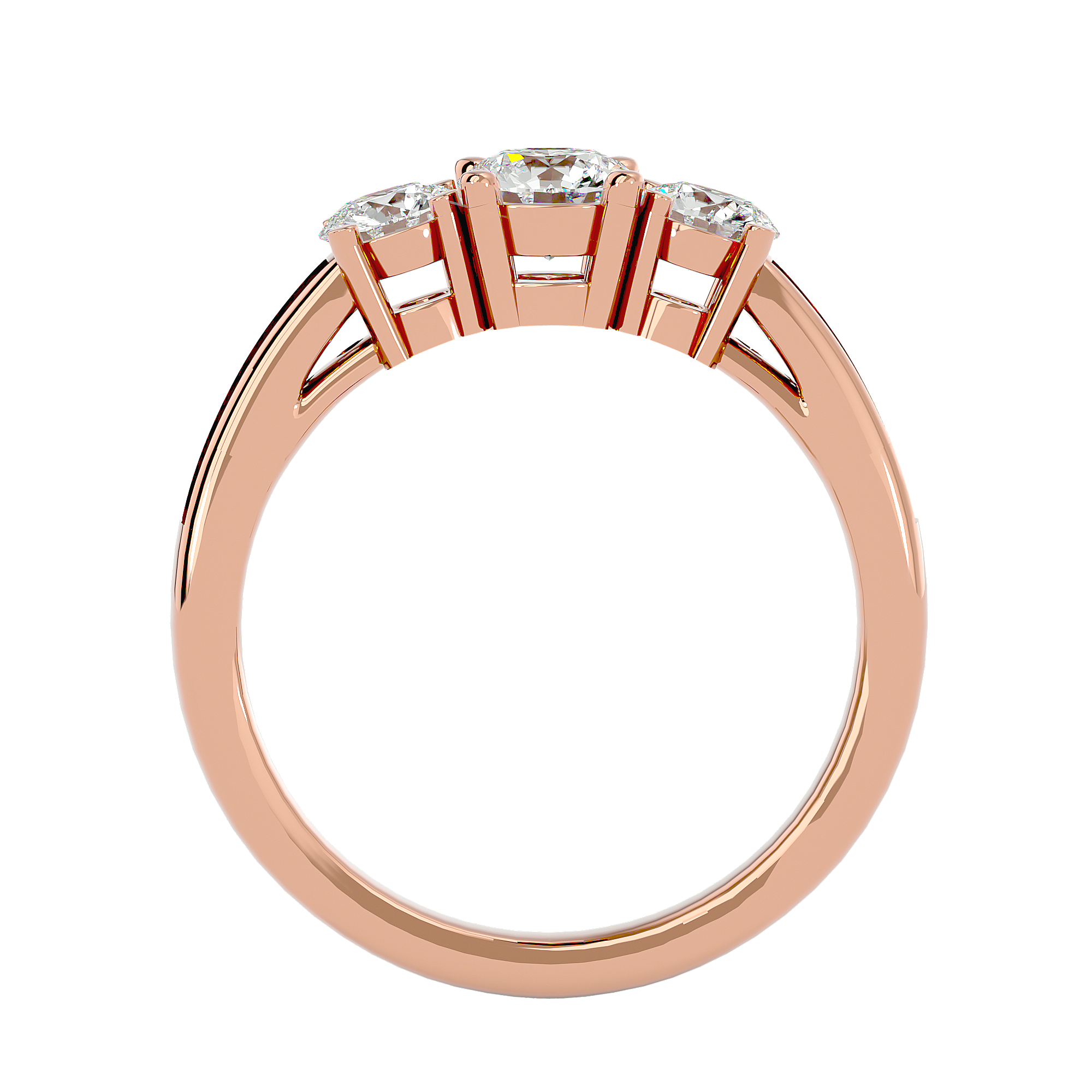HOH Zoey Diamond Three Stone Ring