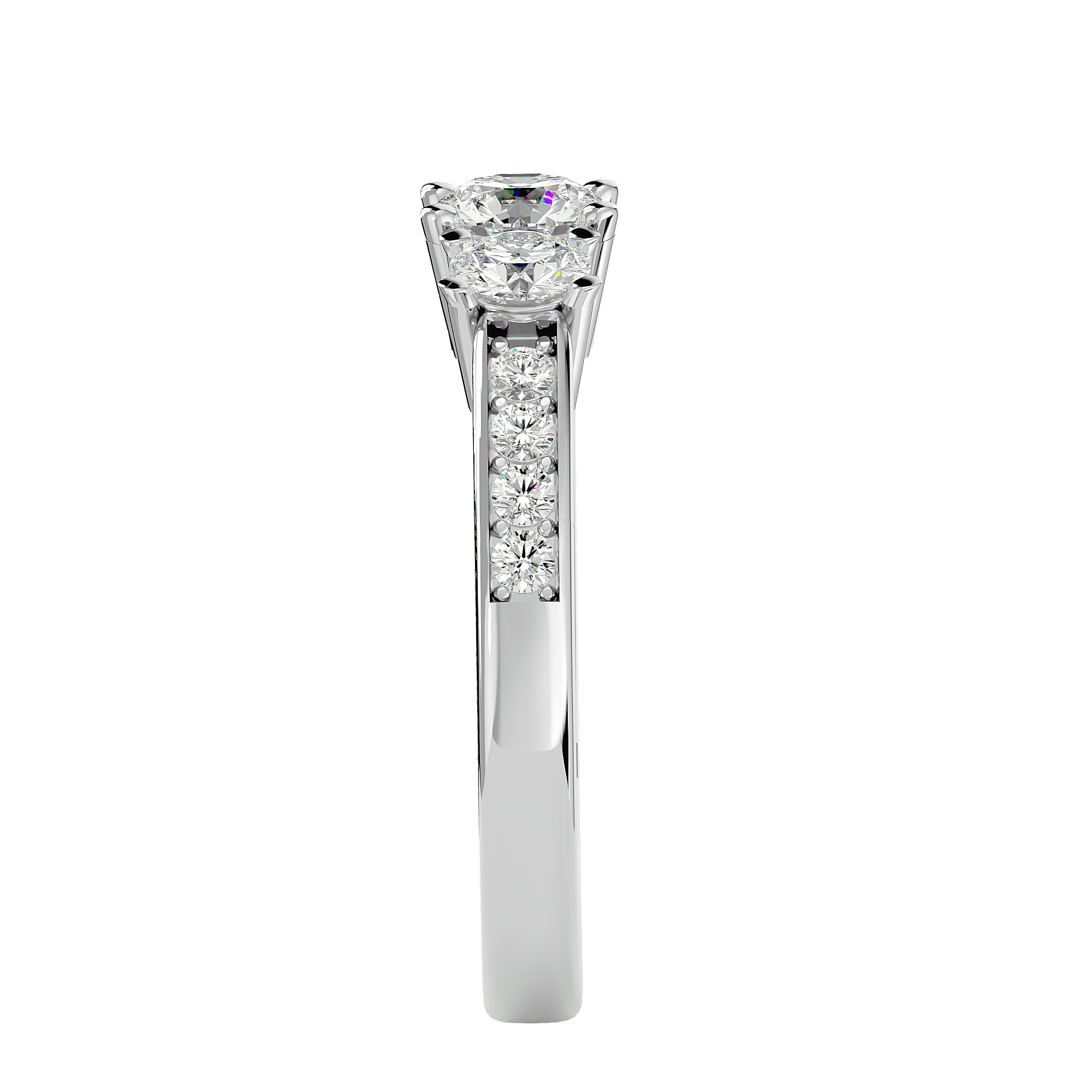 HOH Zoey Diamond Three Stone Ring