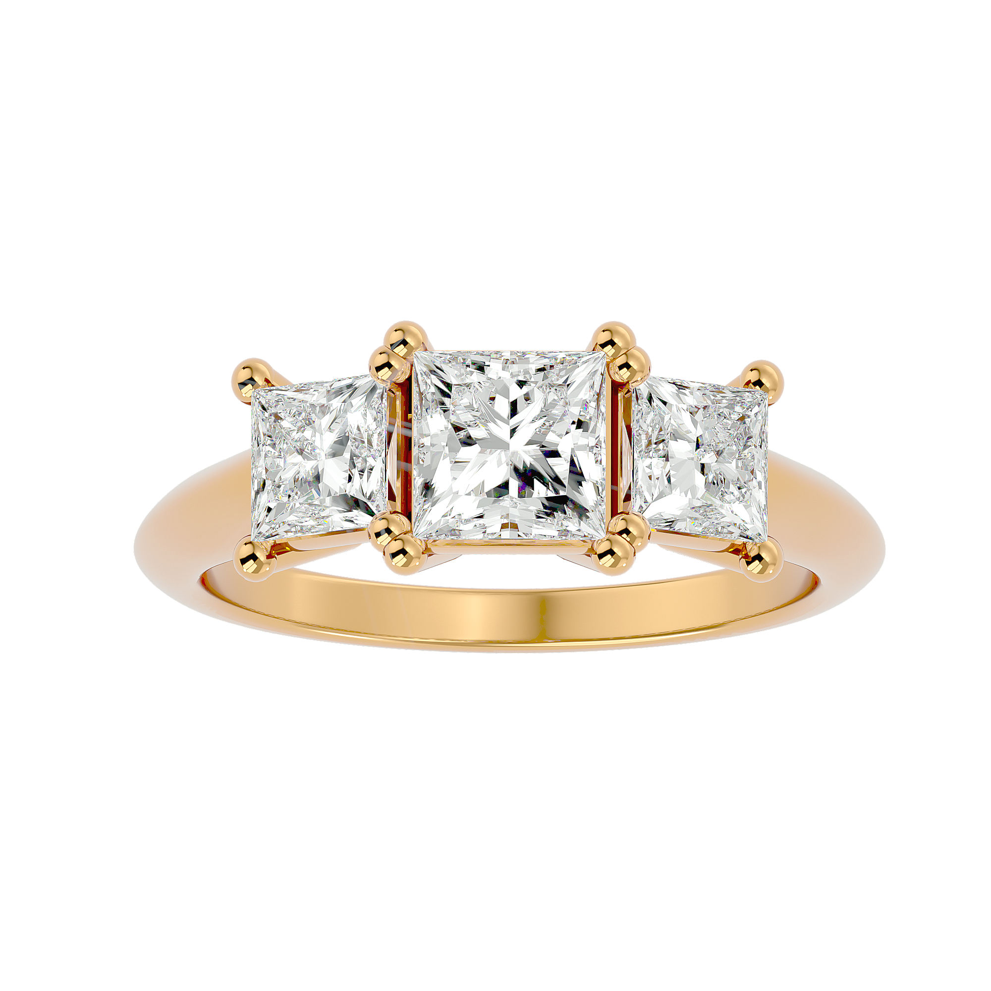 HOH Rumi Diamond Three Stone Ring