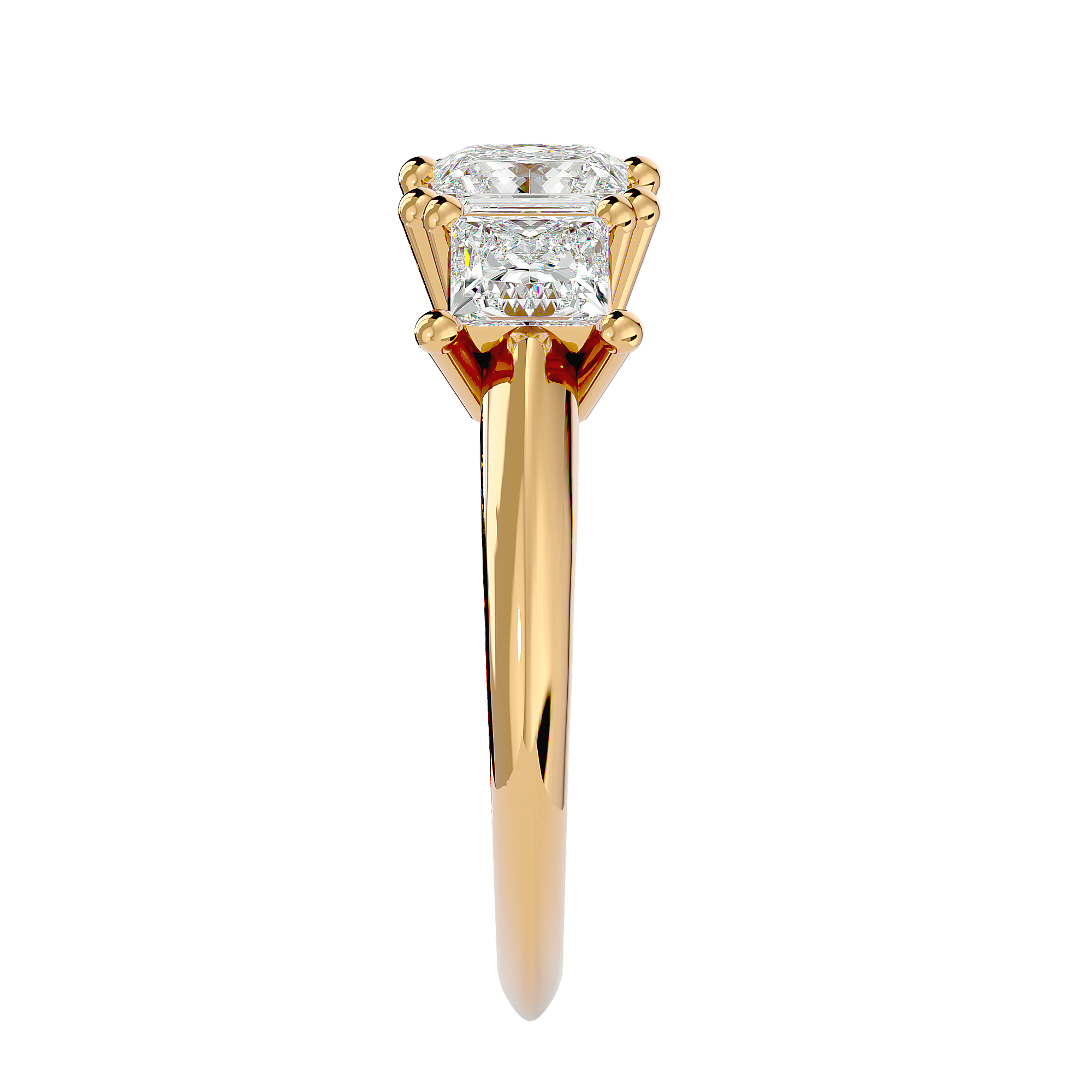 HOH Rumi Diamond Three Stone Ring