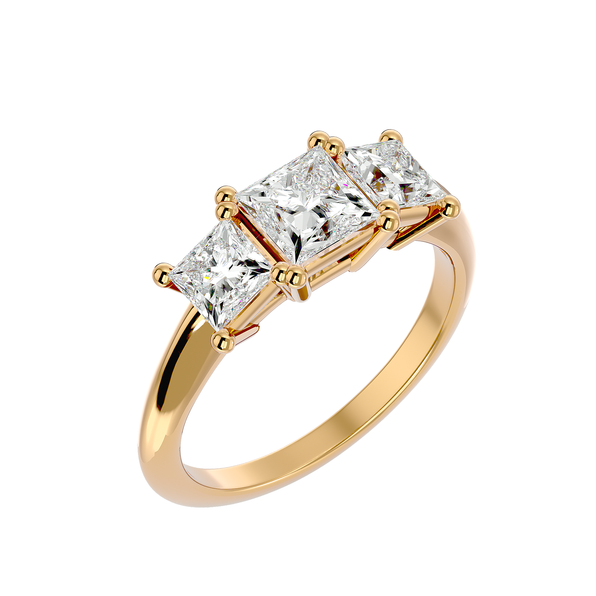 HOH Rumi Diamond Three Stone Ring