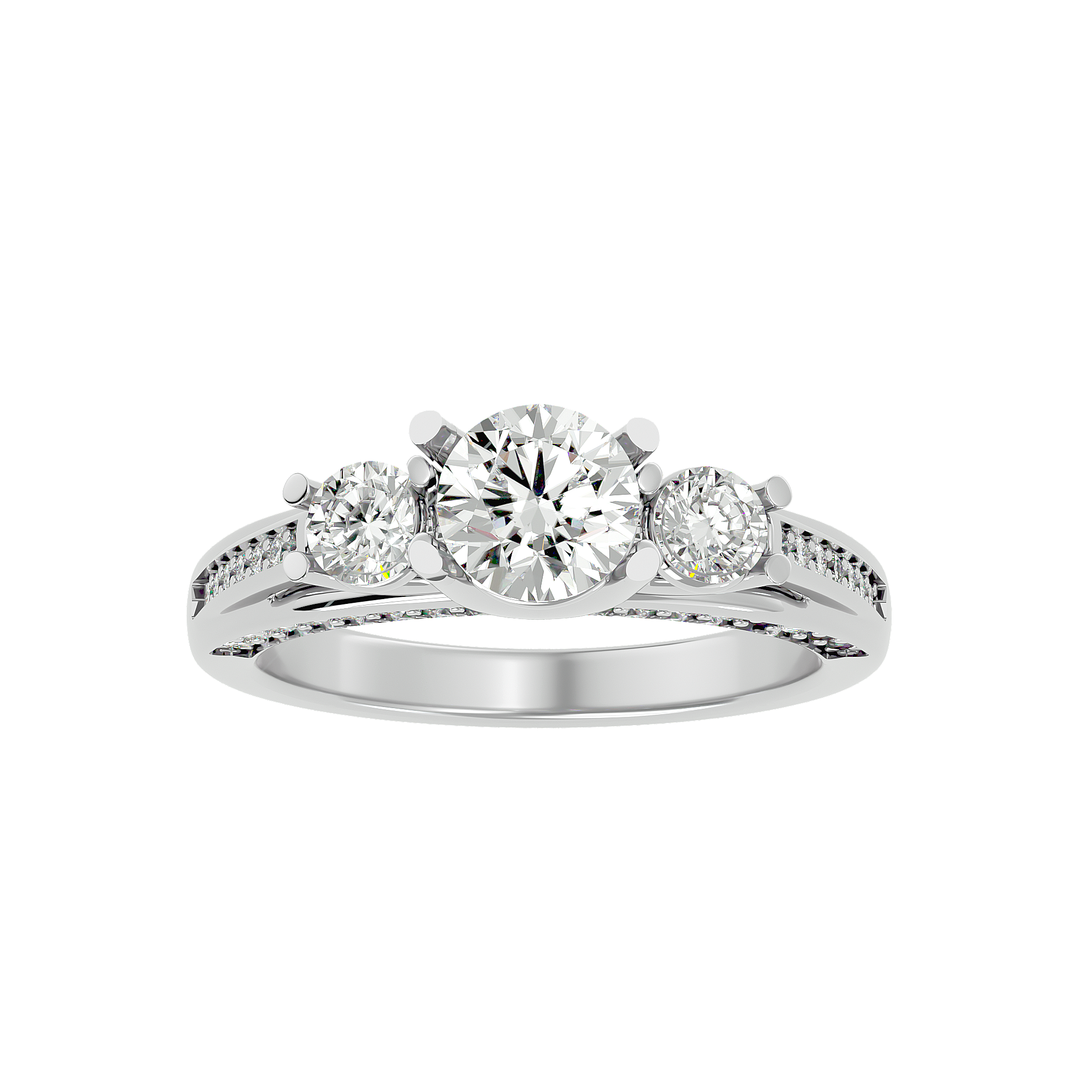 HOH Eloise Diamond Three Stone Ring