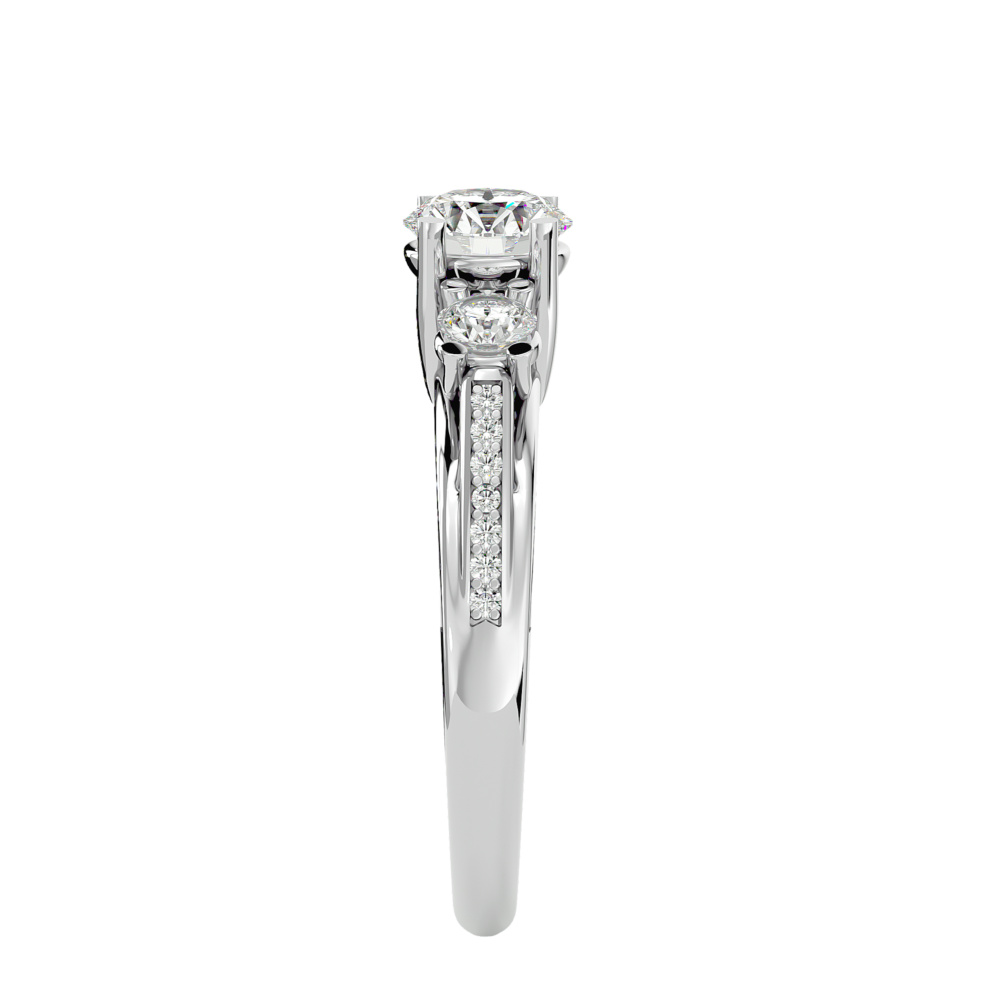 HOH Eloise Diamond Three Stone Ring