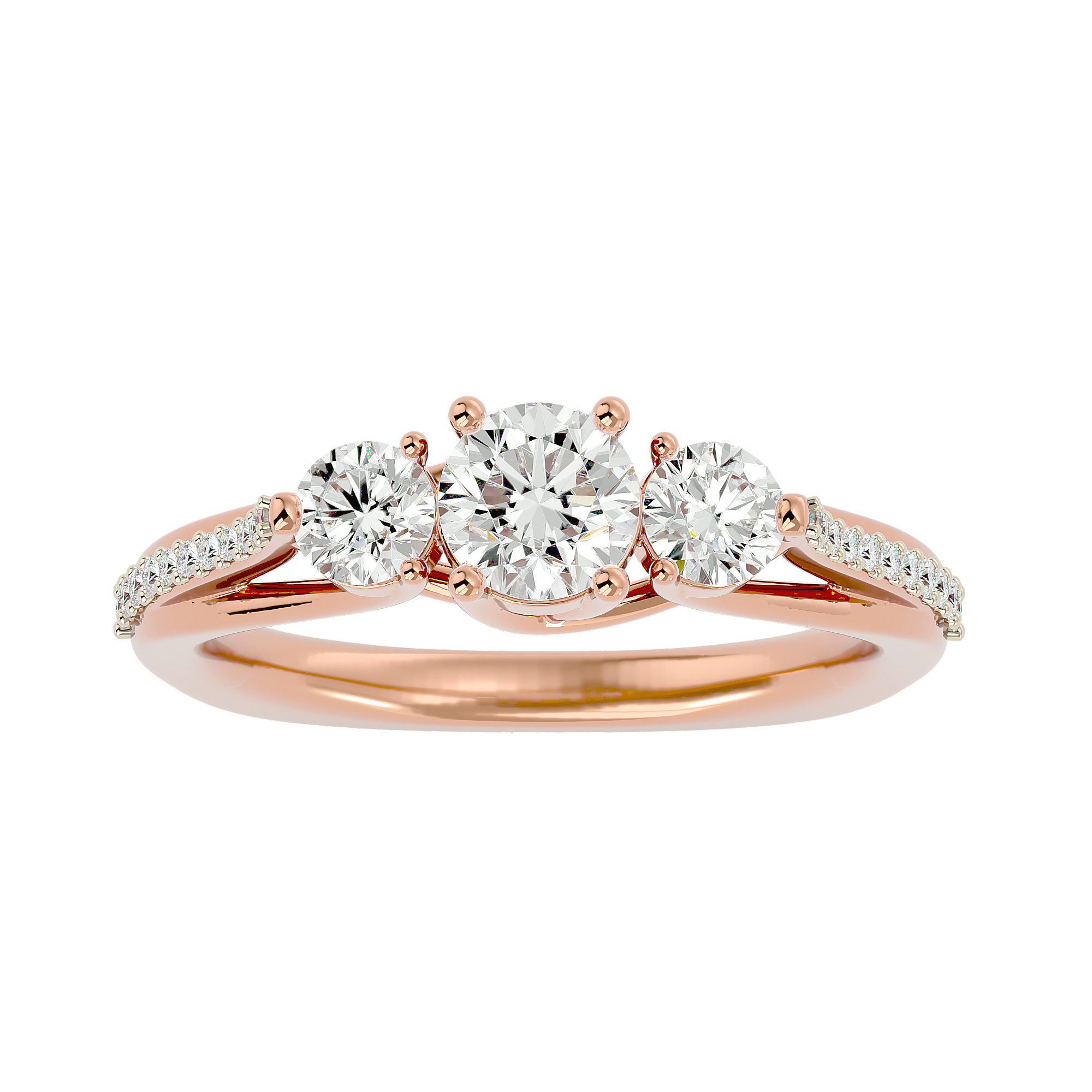 HOH Stella Diamond Three Stone Ring