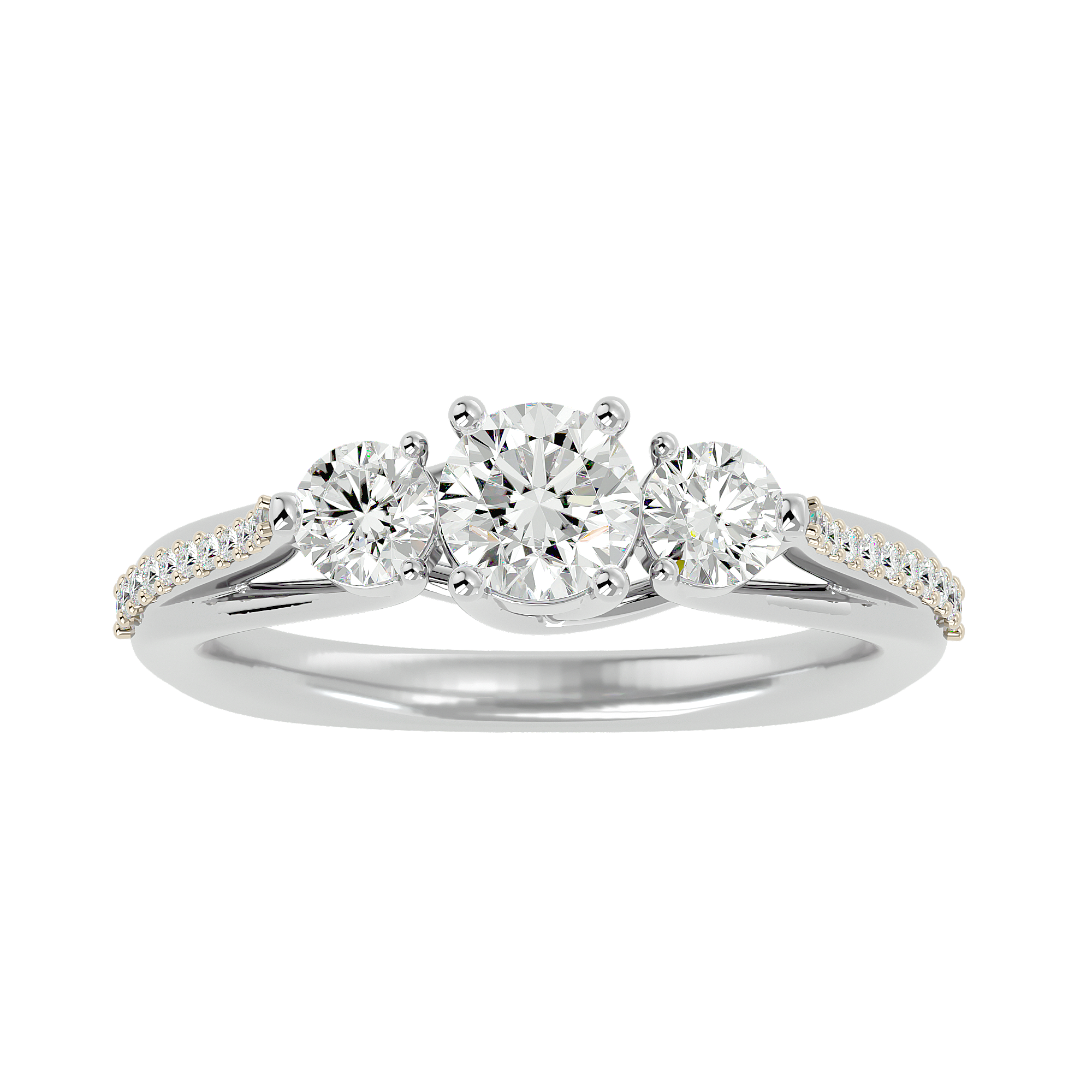 HOH Stella Diamond Three Stone Ring