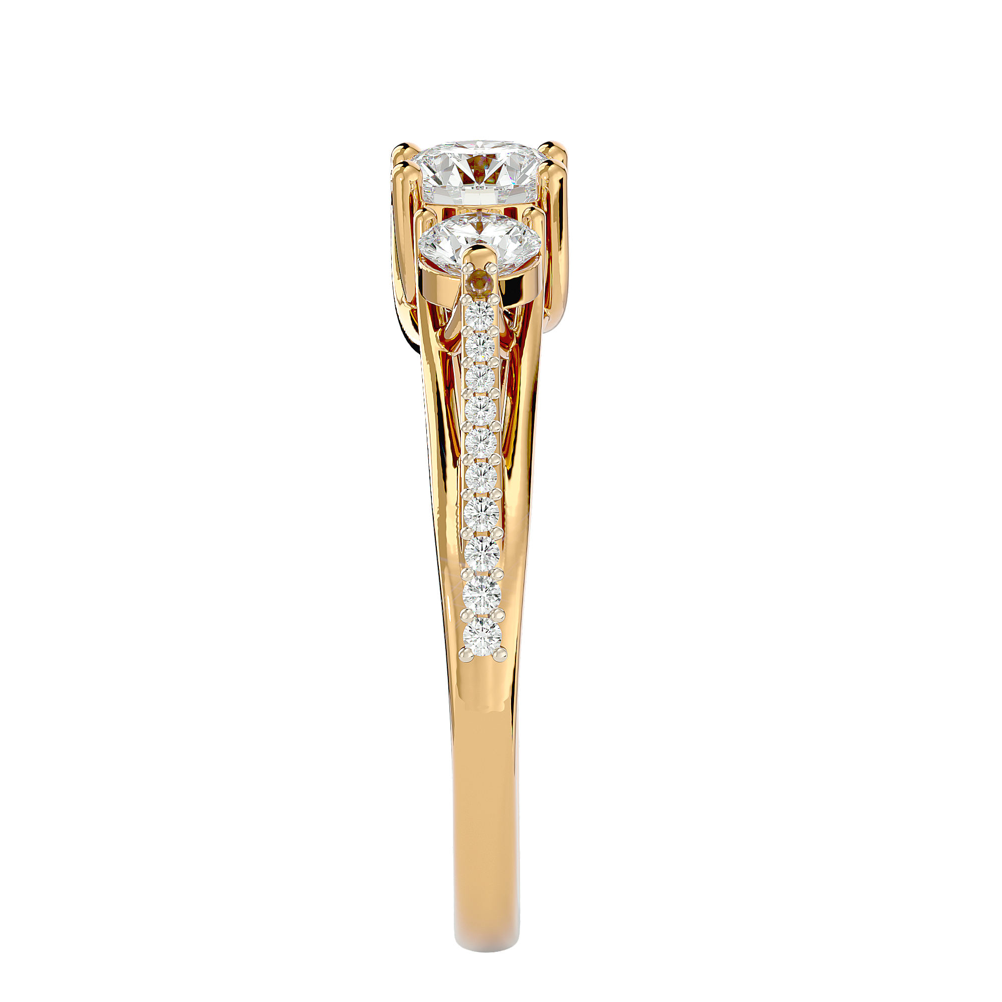 HOH Stella Diamond Three Stone Ring