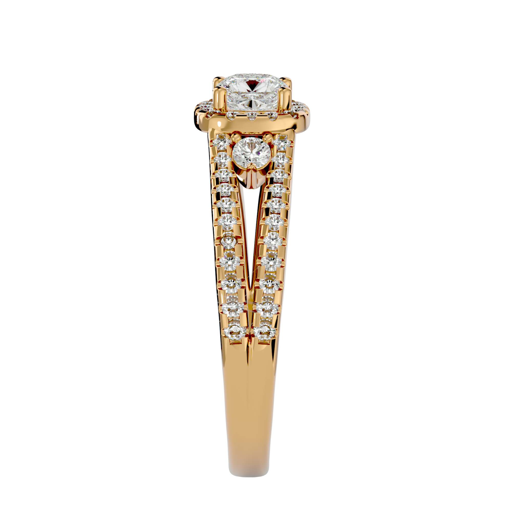 HOH Rosa Diamond Three Stone Ring
