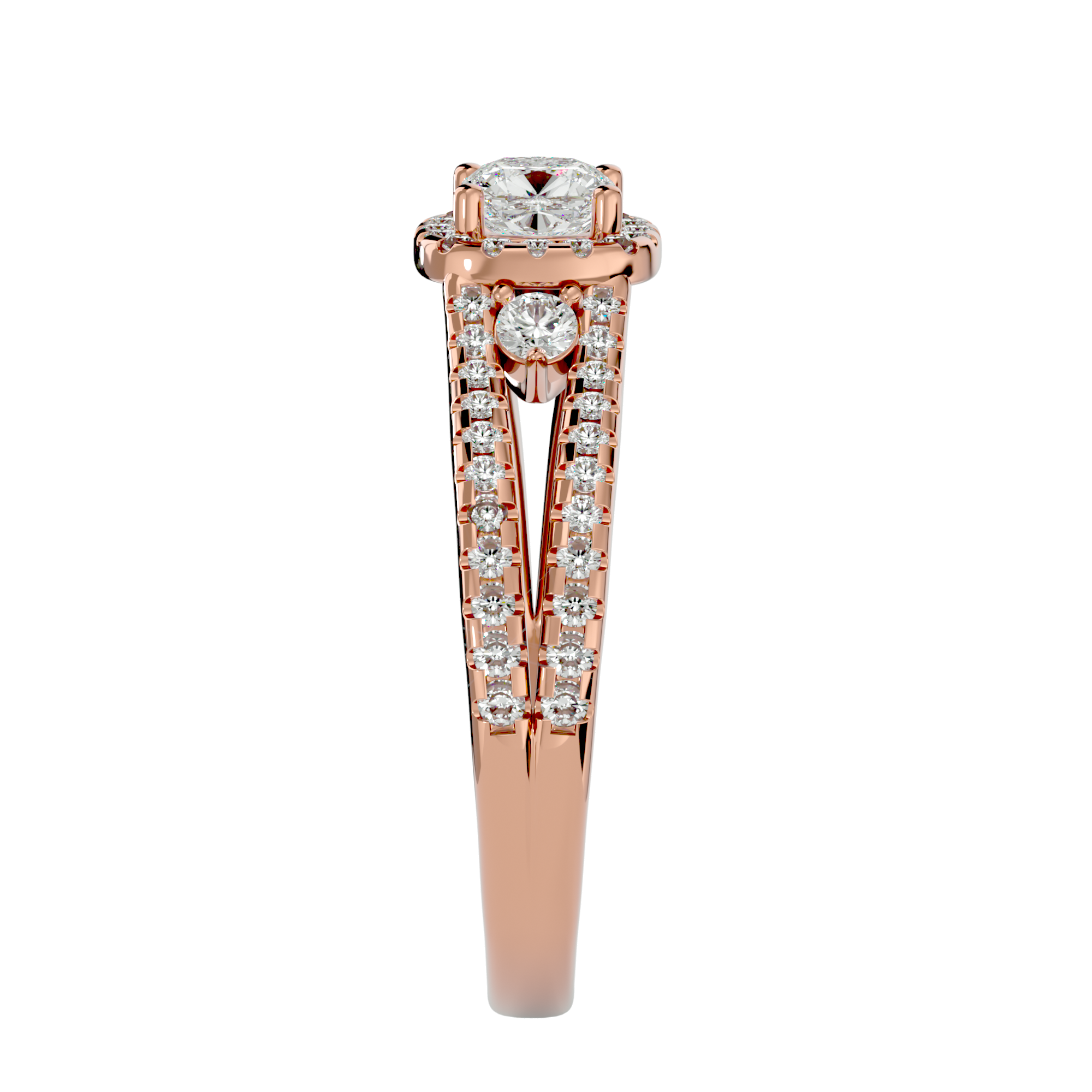 HOH Rosa Diamond Three Stone Ring