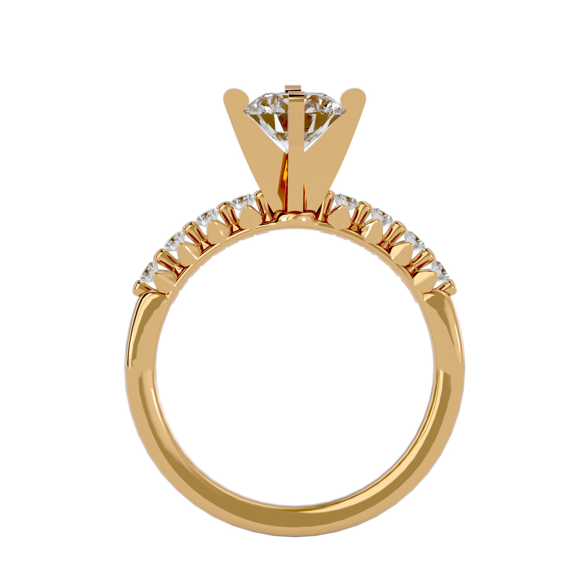 HOH Octavius Diamond Solitaire Ring