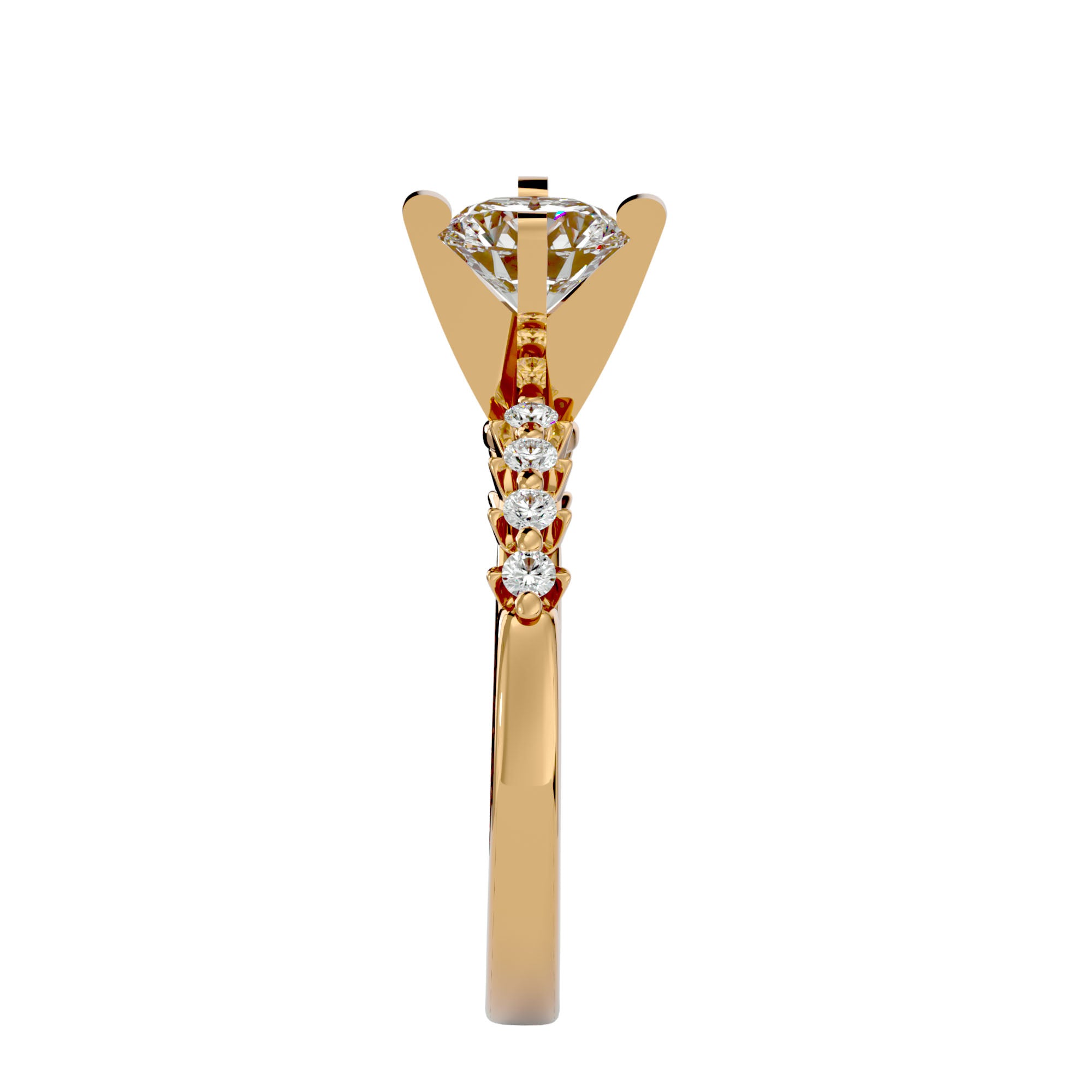HOH Octavius Diamond Solitaire Ring