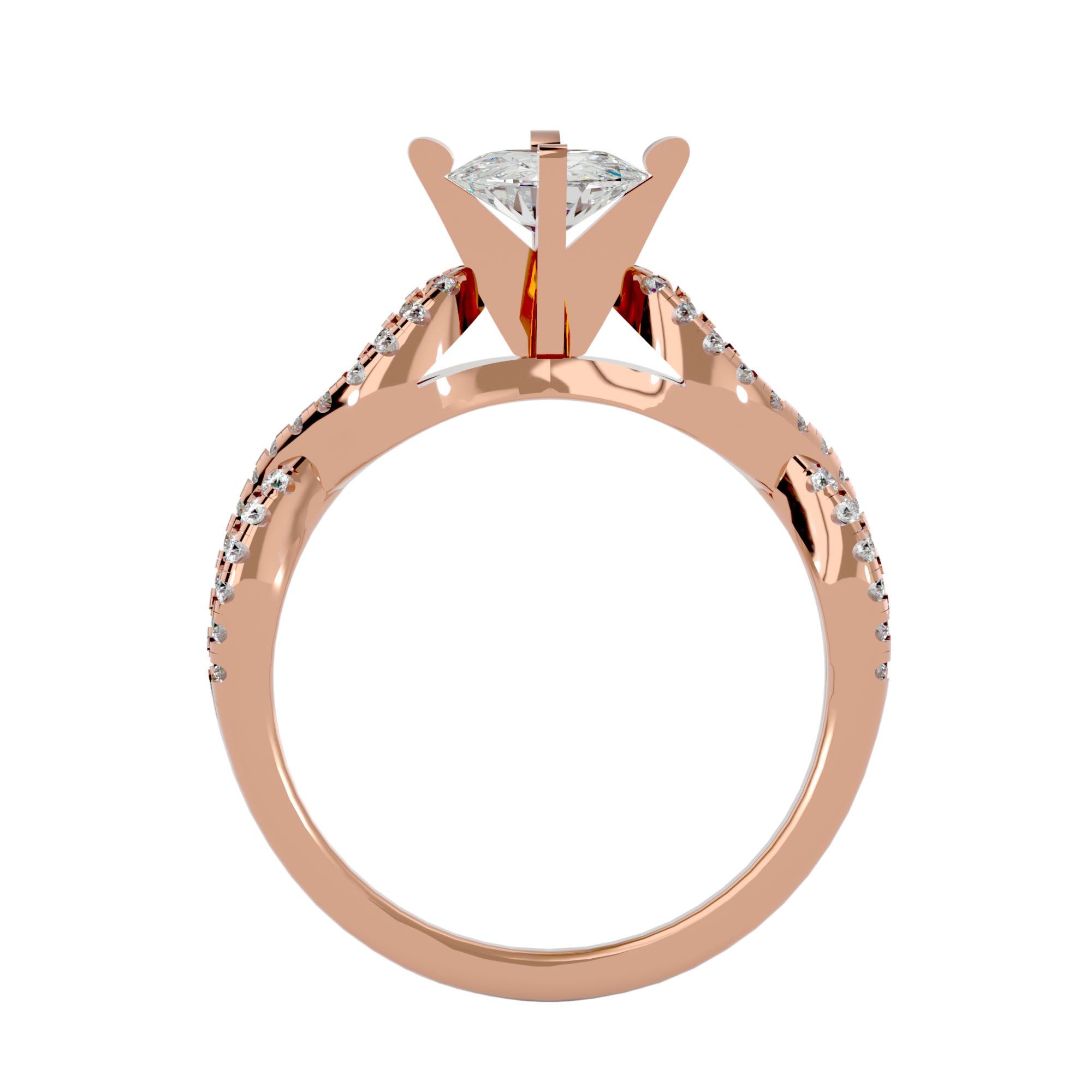 HOH Zephyr Diamond Solitaire Ring