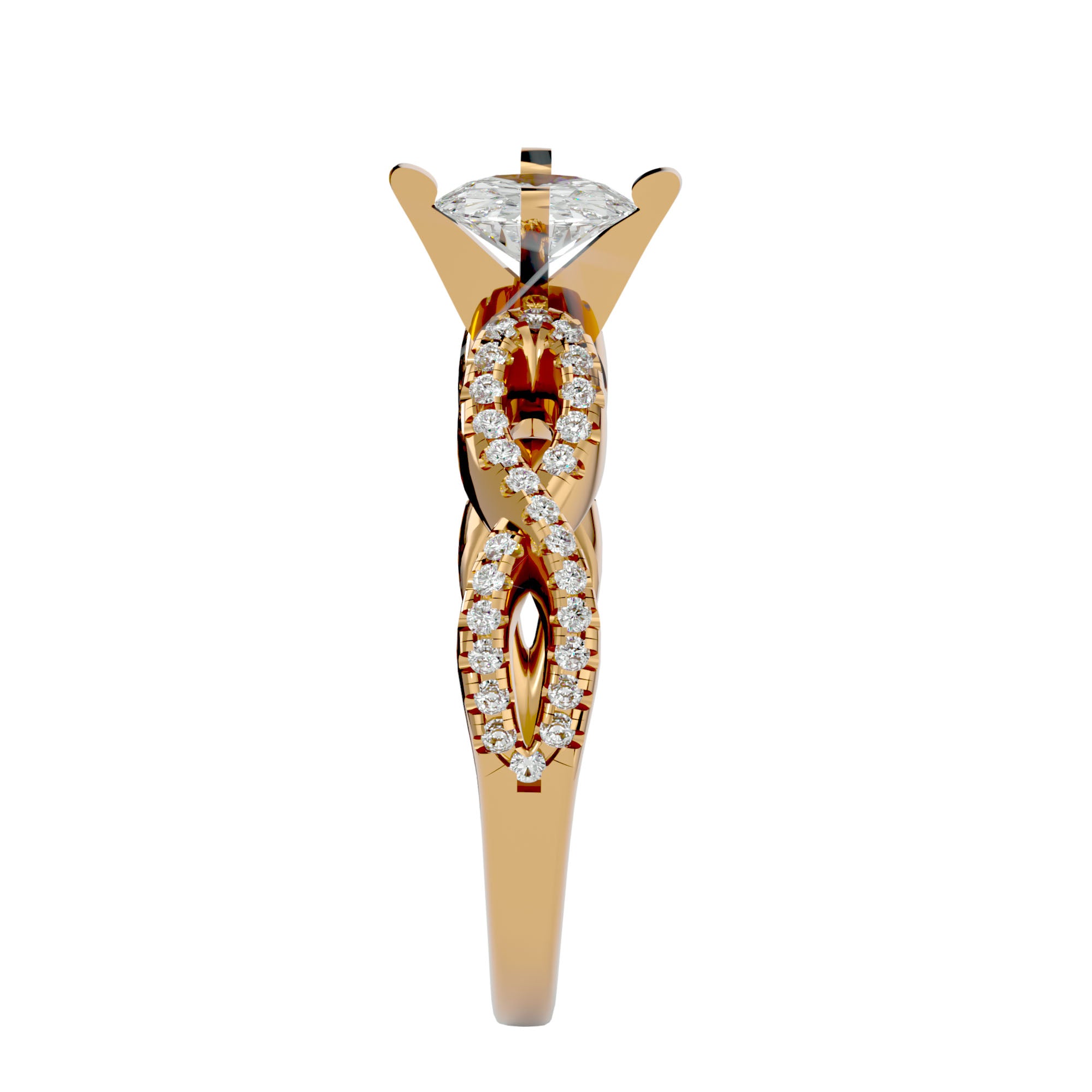 HOH Zephyr Diamond Solitaire Ring