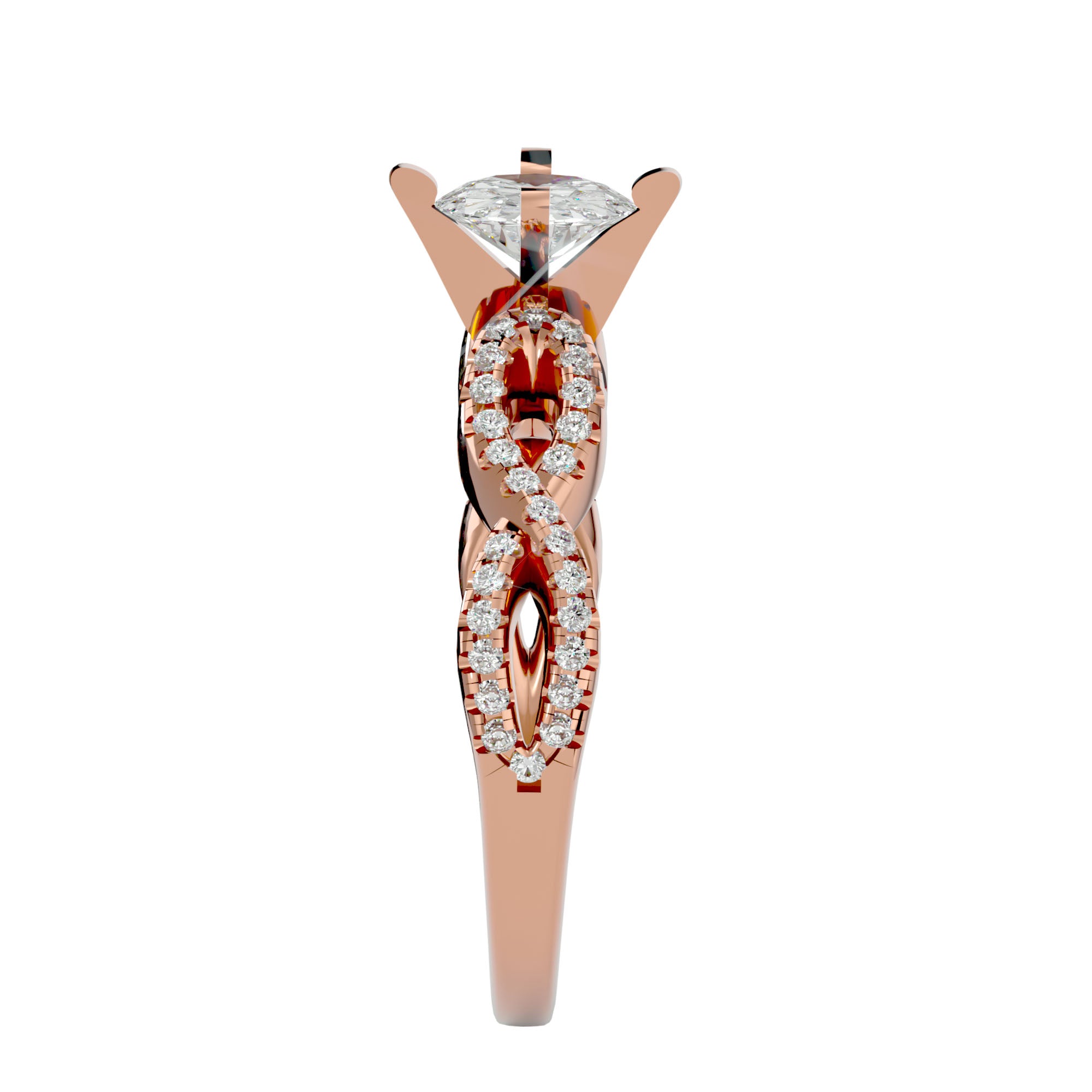HOH Zephyr Diamond Solitaire Ring