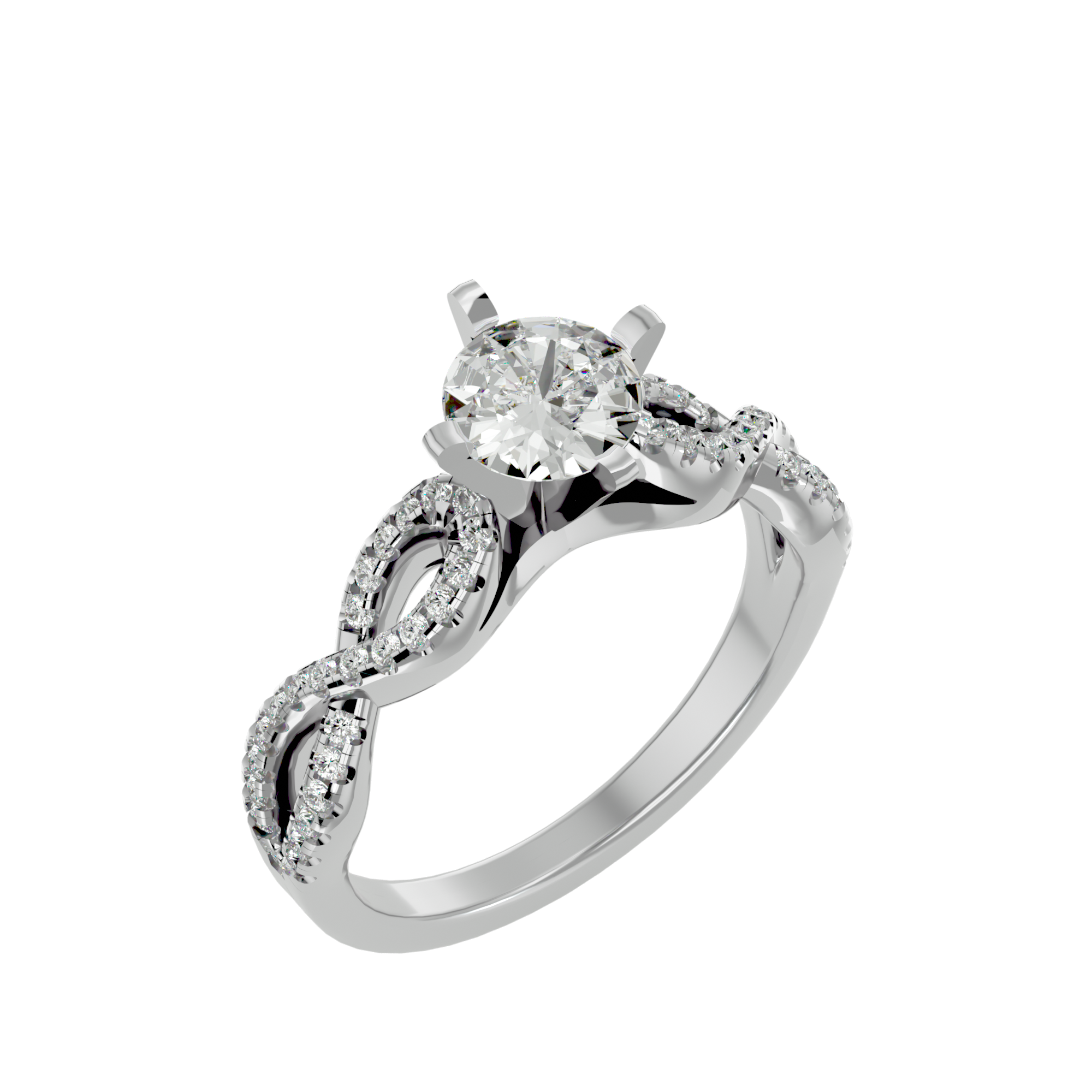 HOH Zephyr Diamond Solitaire Ring