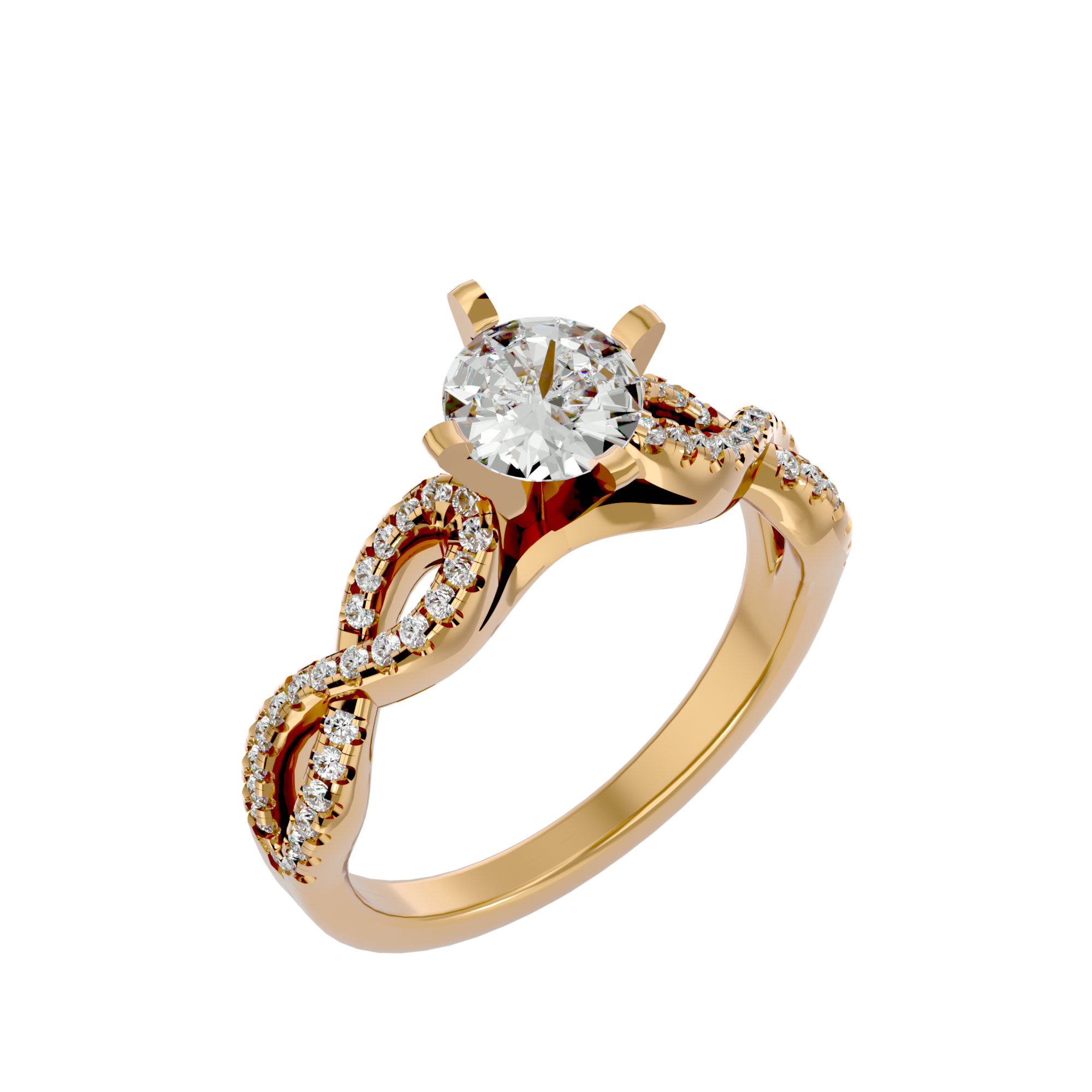 HOH Zephyr Diamond Solitaire Ring