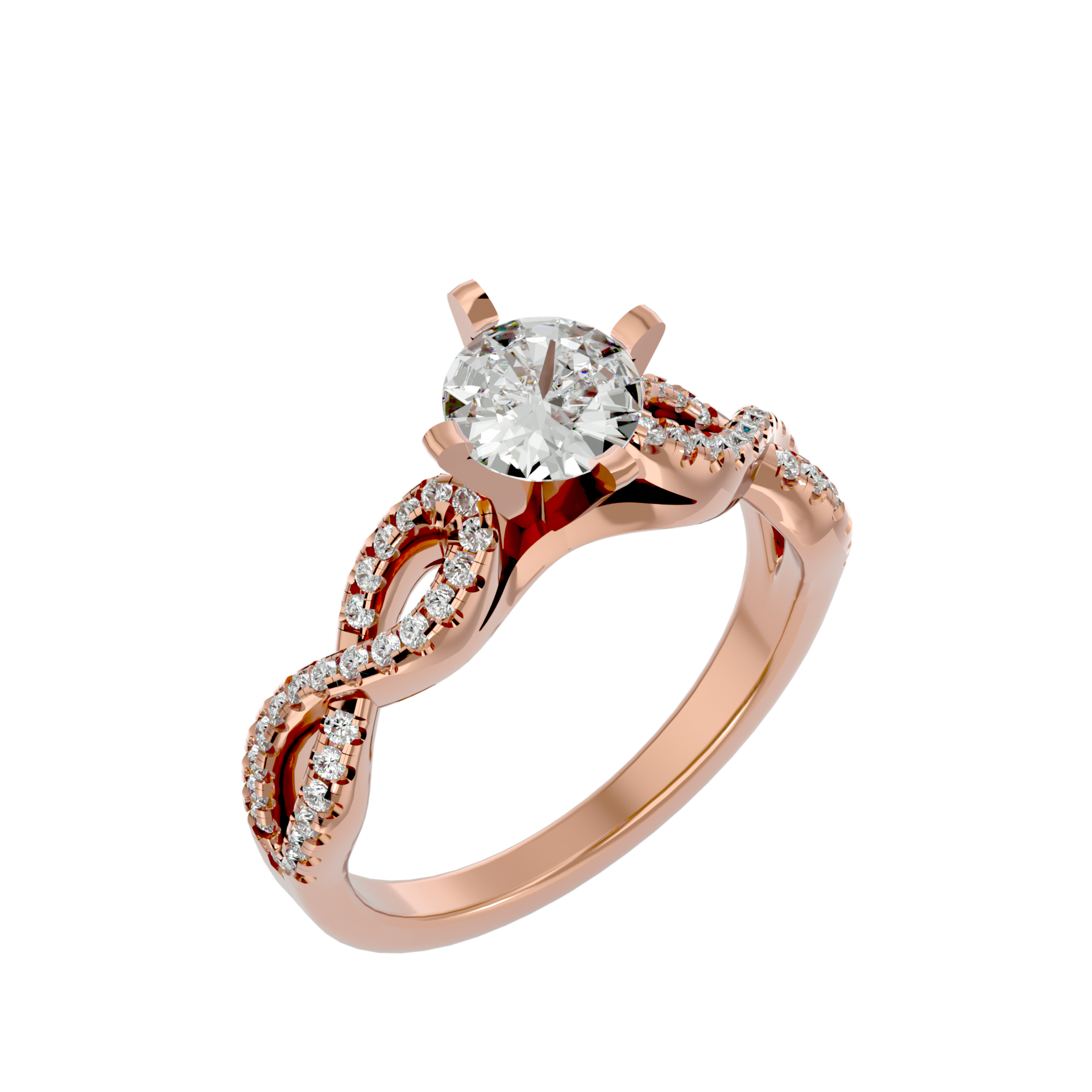 HOH Zephyr Diamond Solitaire Ring
