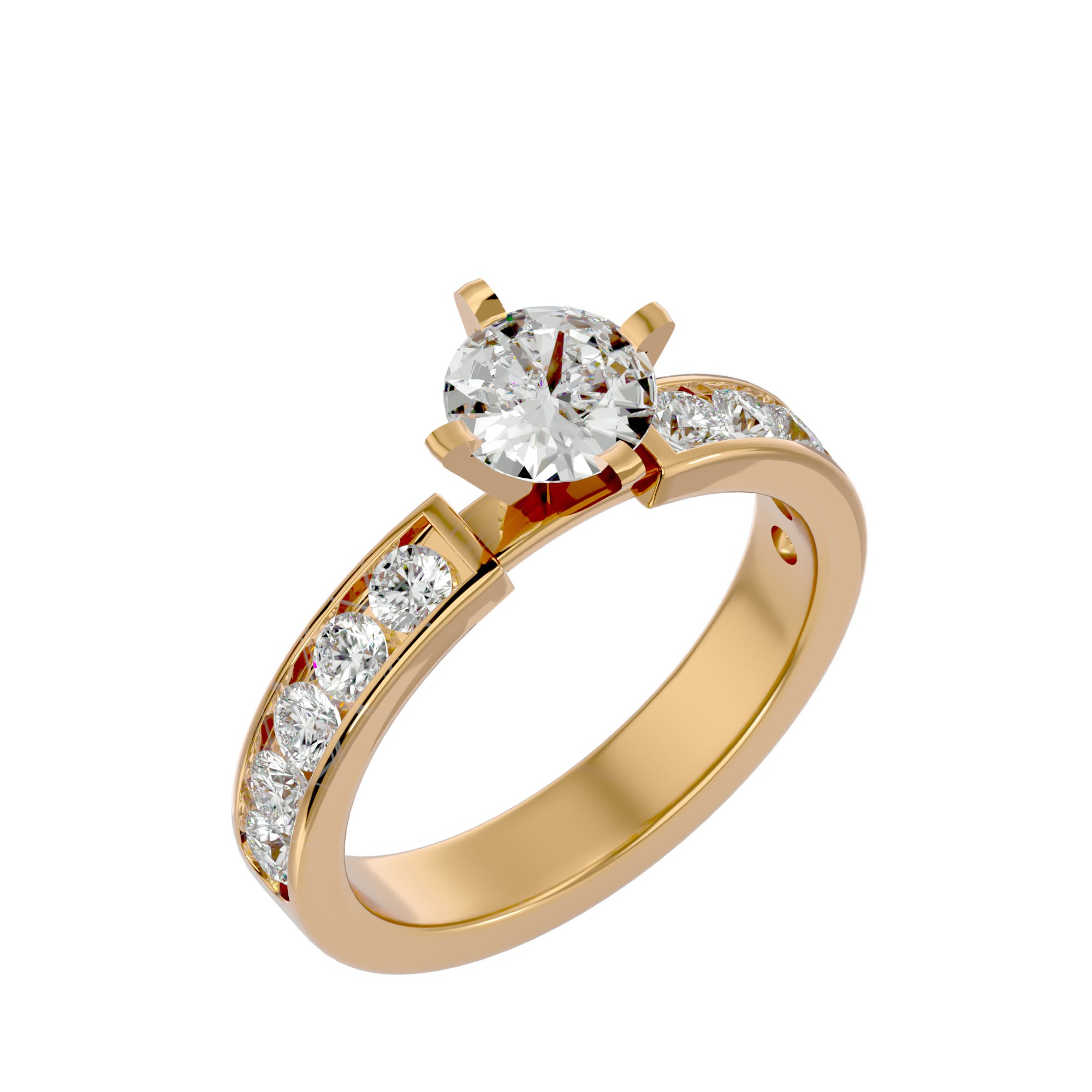 HOH Iris Diamond Solitaire Ring