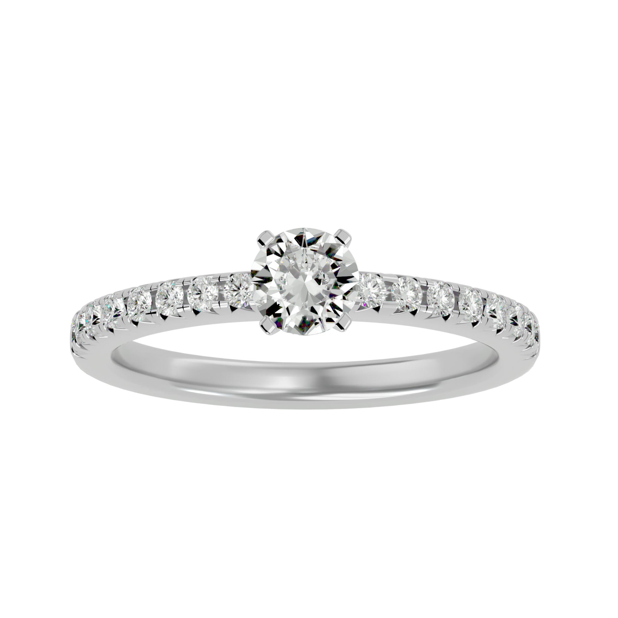 HOH Zavian Diamond Solitaire Ring