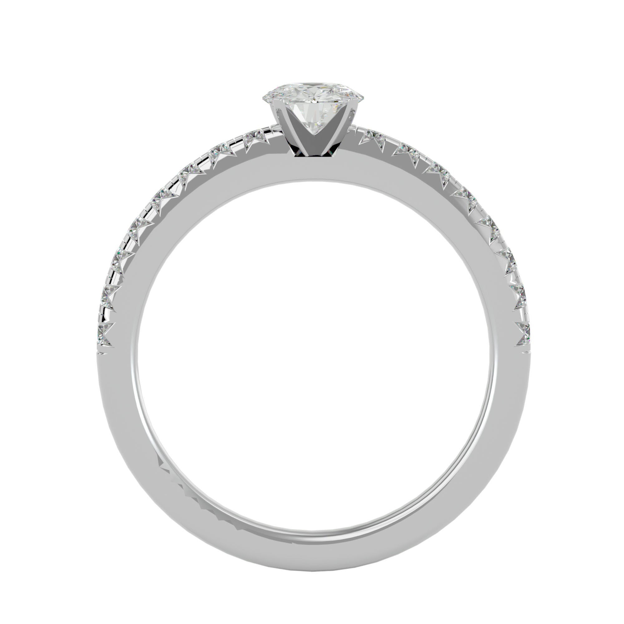 HOH Zavian Diamond Solitaire Ring