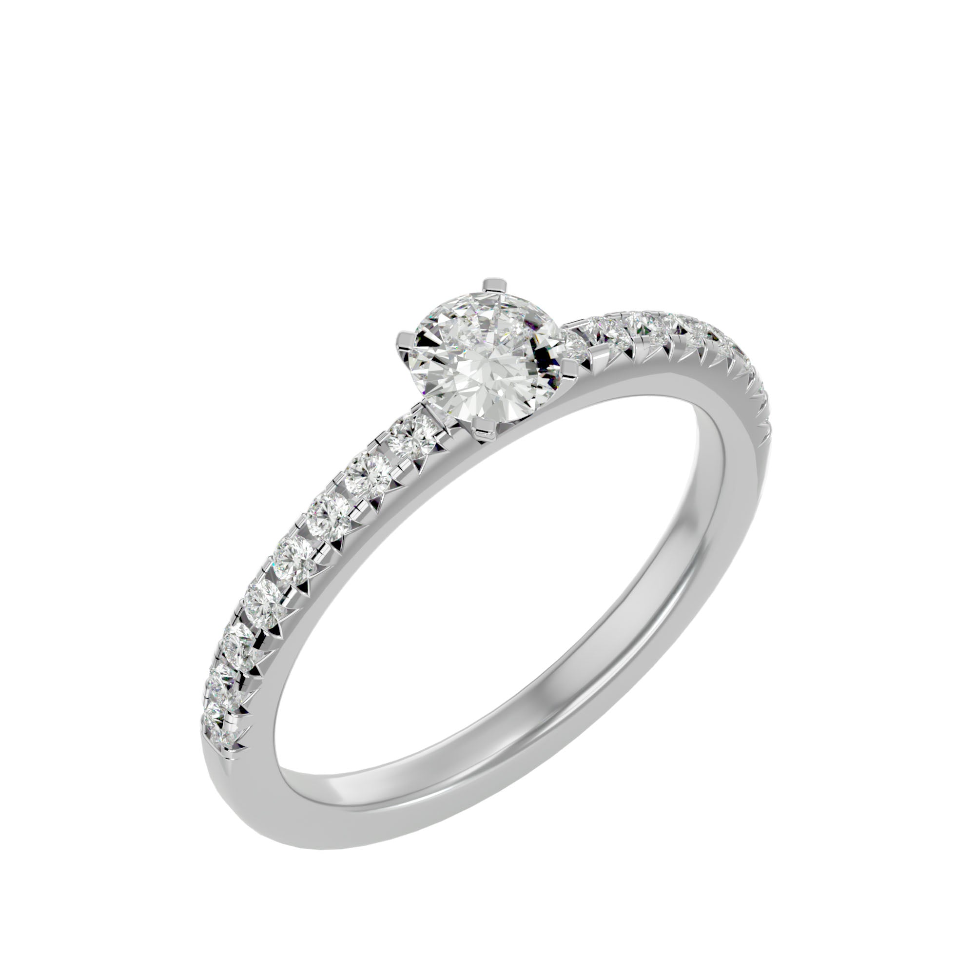 HOH Zavian Diamond Solitaire Ring
