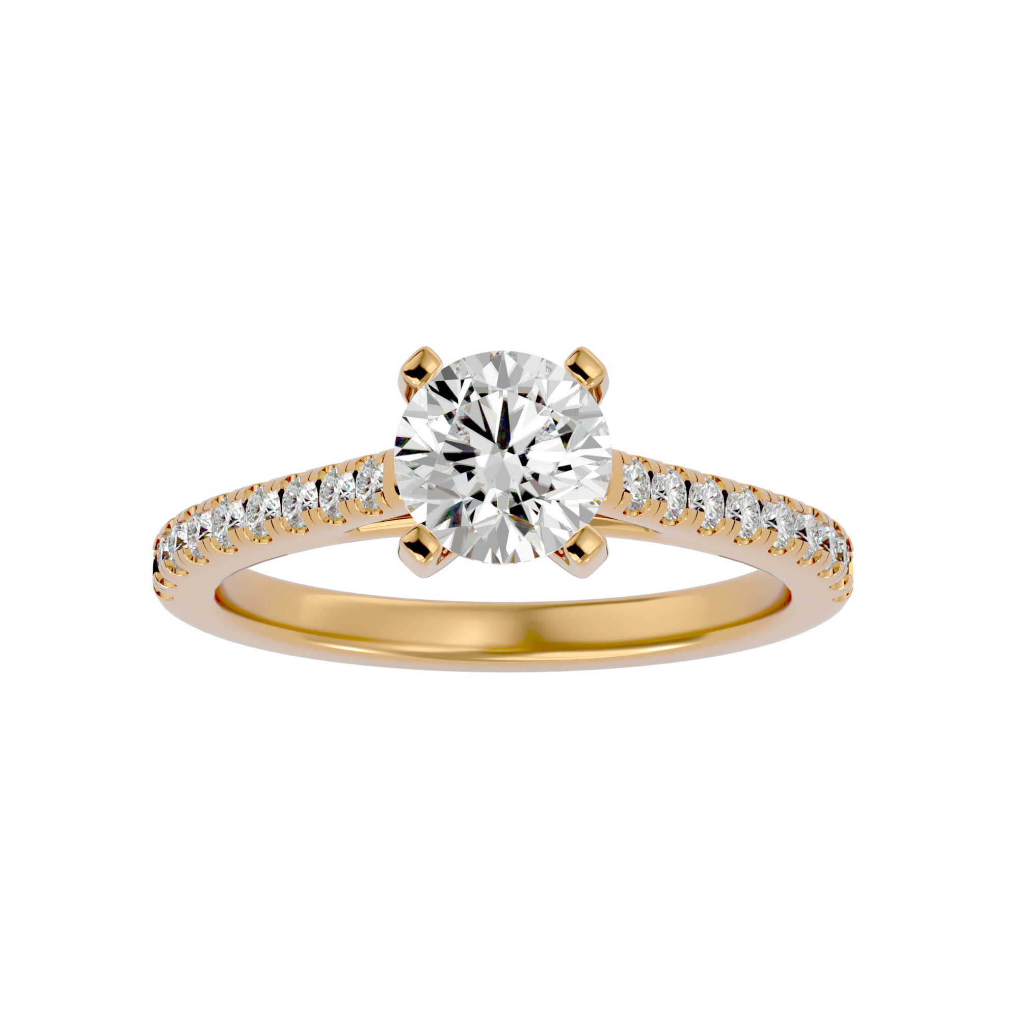 HOH Crestora Diamond Solitaire Ring