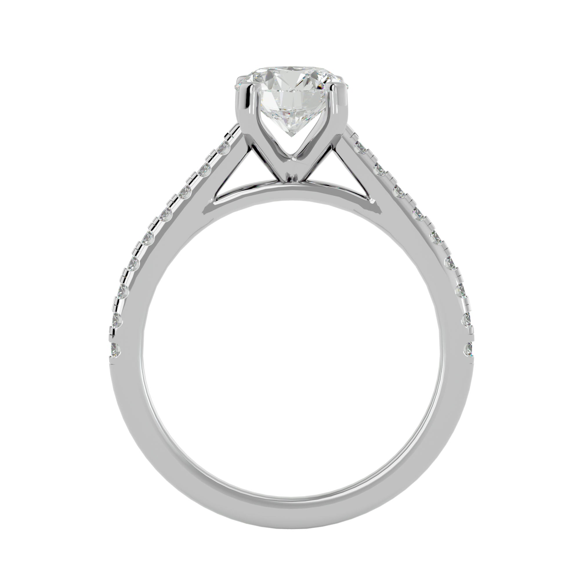 HOH Crestora Diamond Solitaire Ring