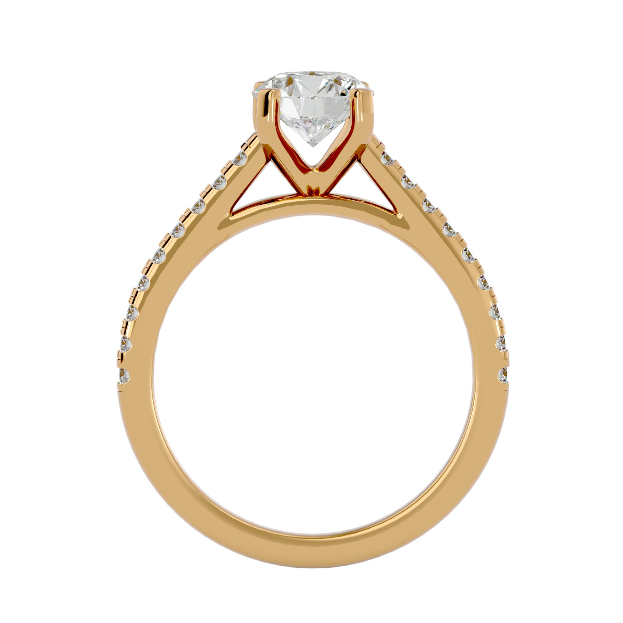 HOH Crestora Diamond Solitaire Ring