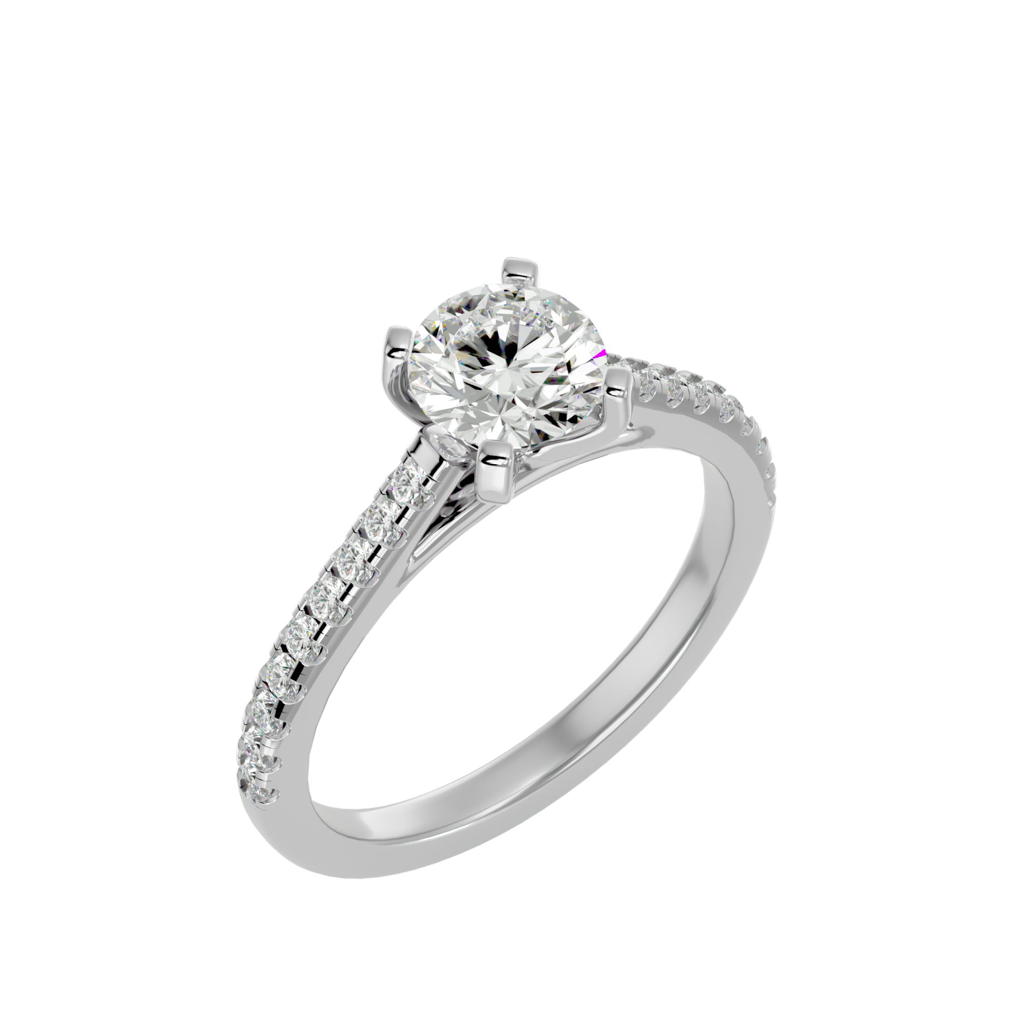HOH Crestora Diamond Solitaire Ring