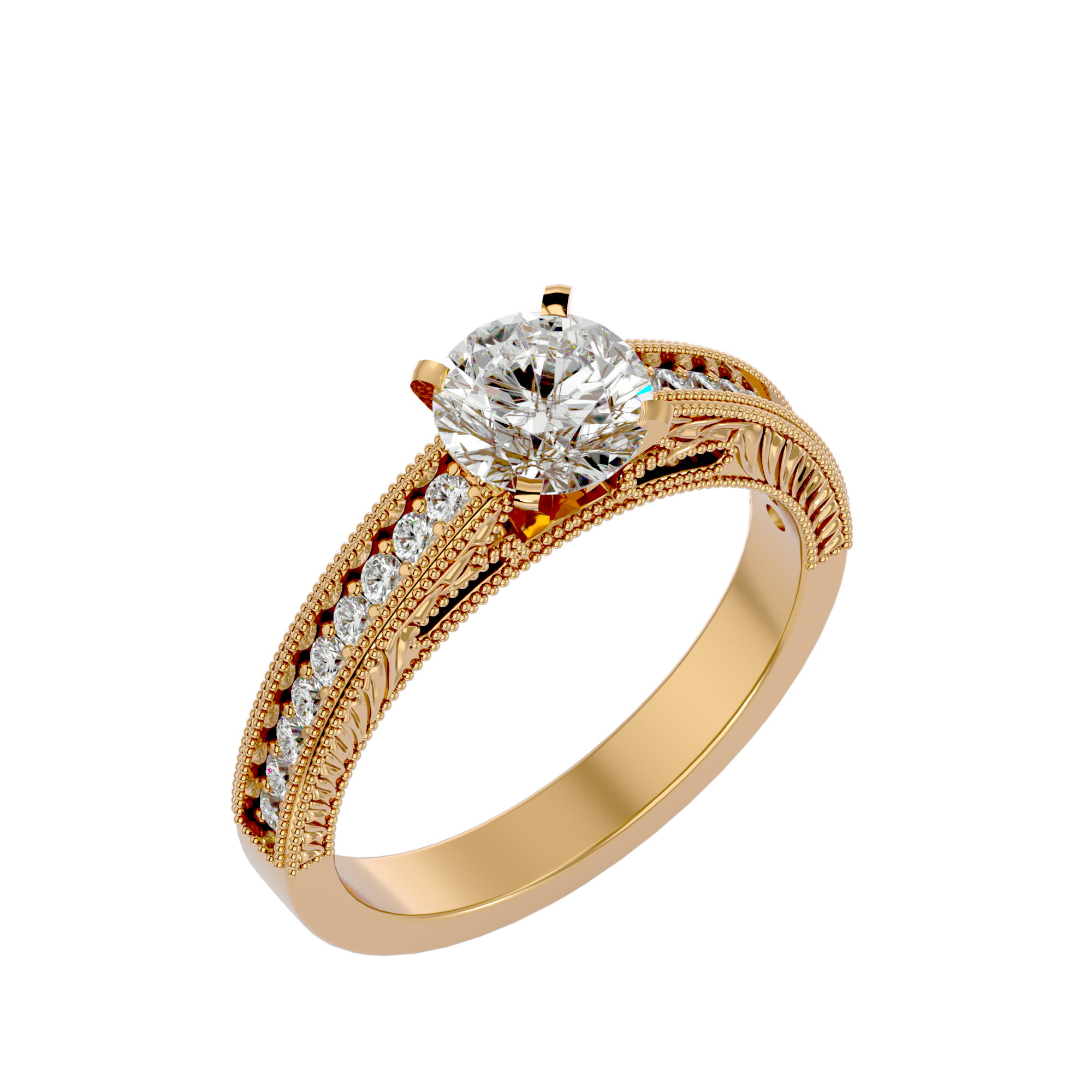 HOH Aura Diamond Solitaire Ring