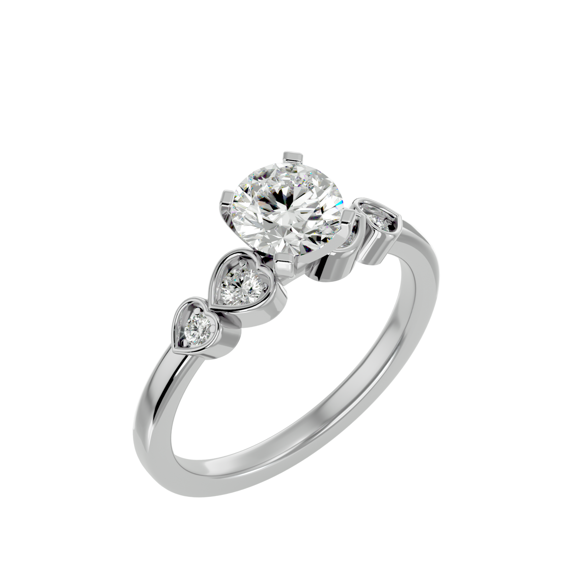 HOH Zoey Diamond Solitaire Ring