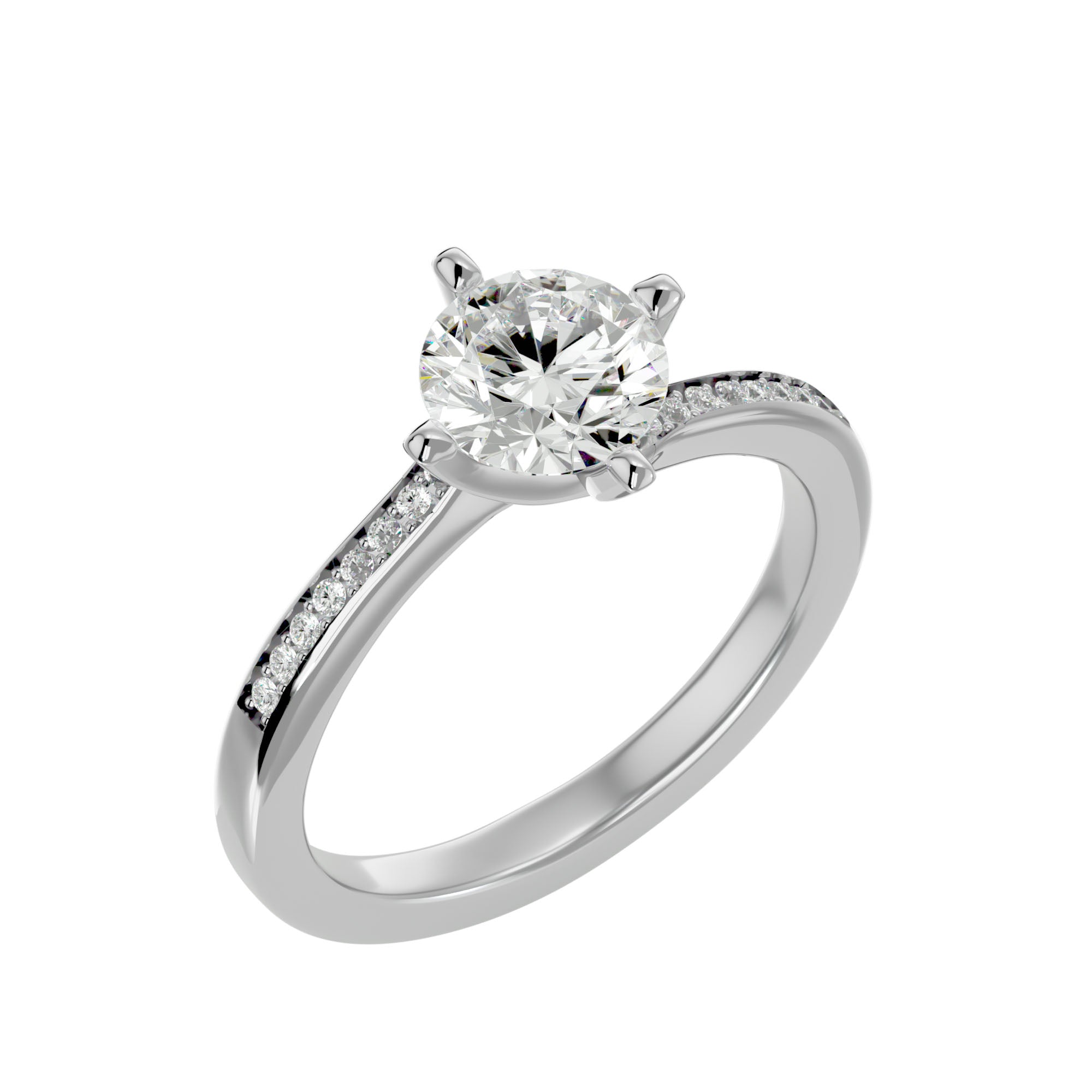 HOH Ezra Diamond Solitaire Ring