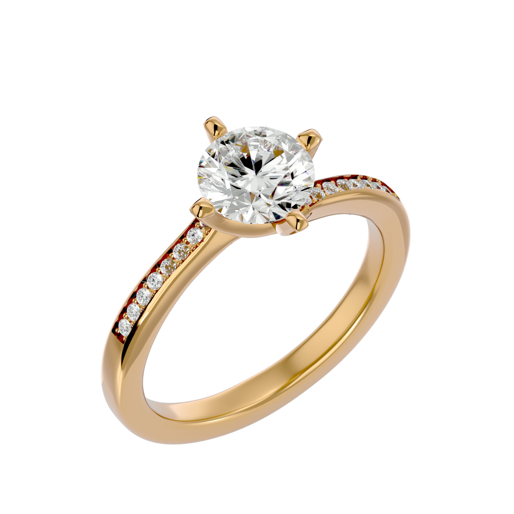 HOH Ezra Diamond Solitaire Ring