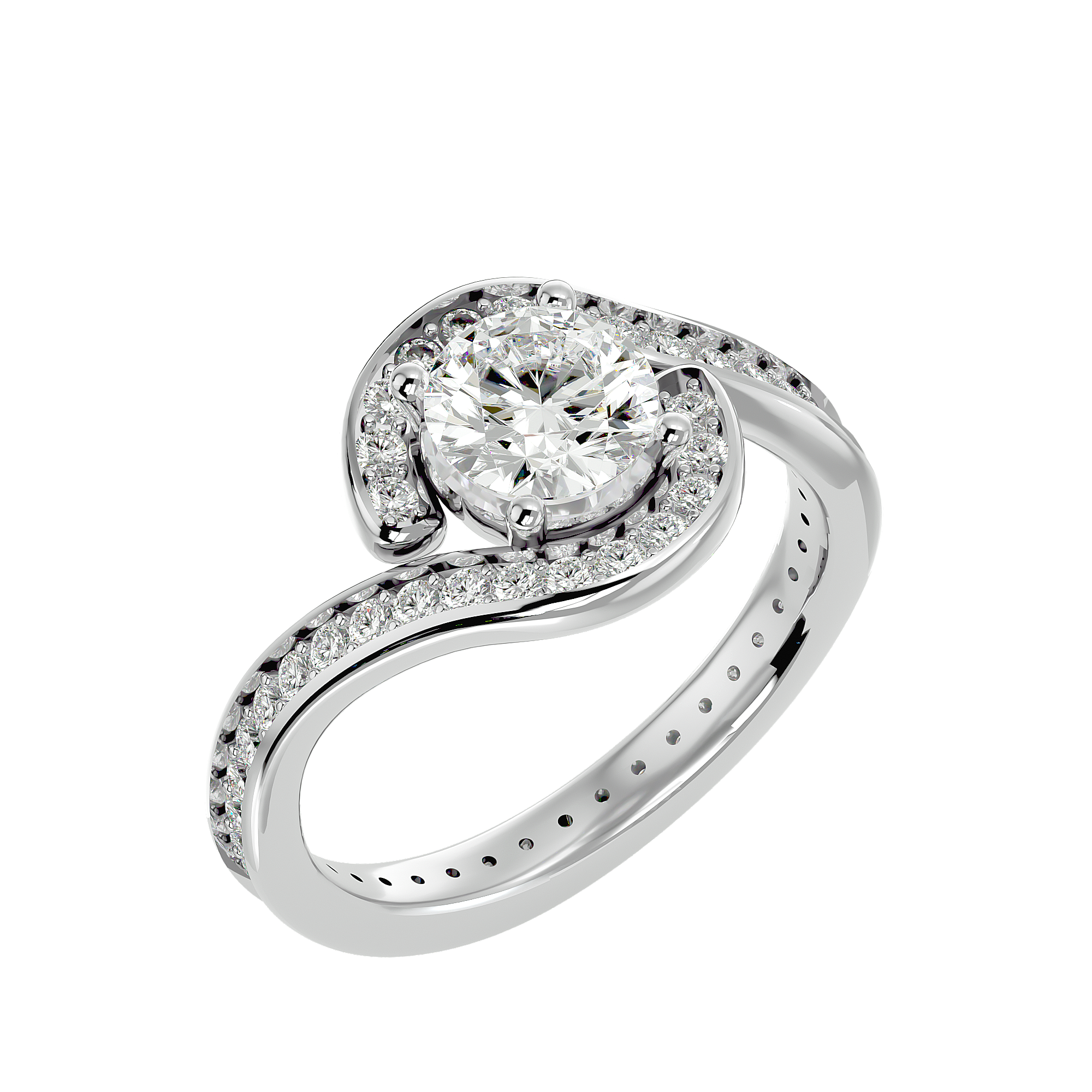 HOH Lorelei Diamond Halo Ring