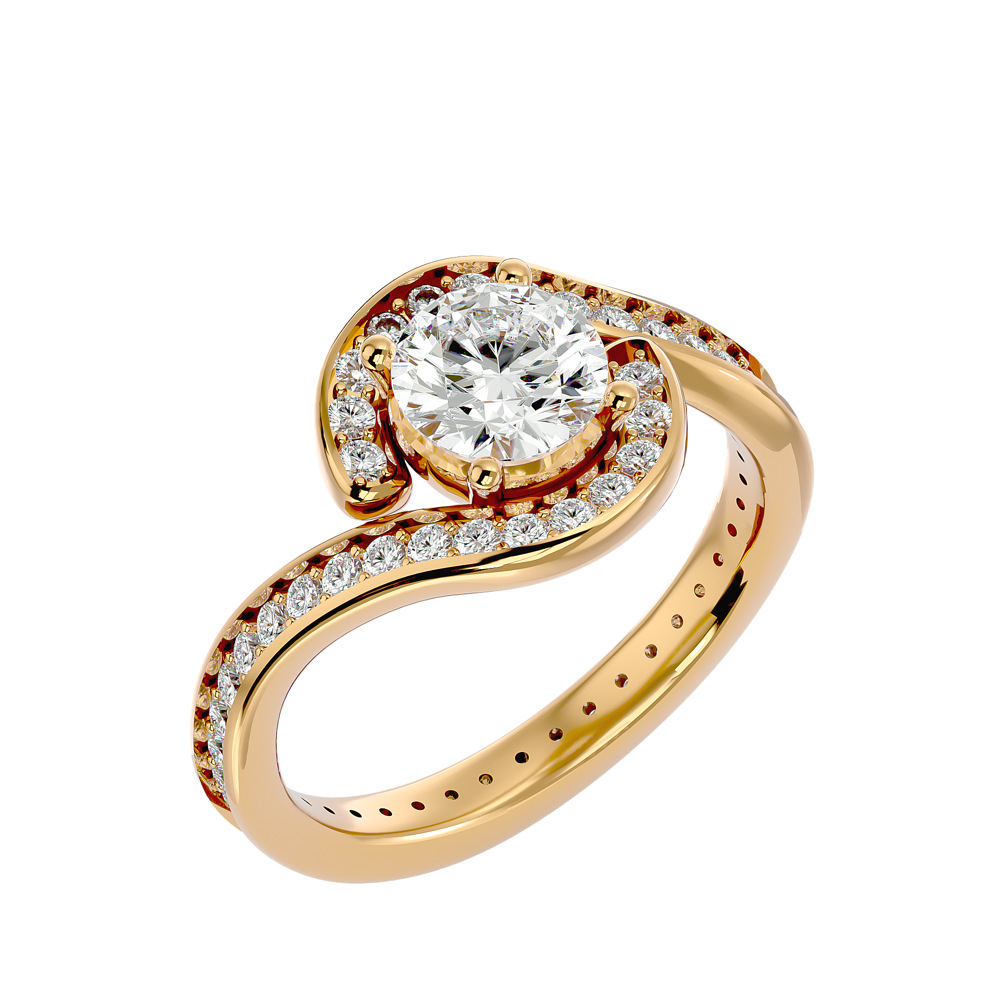 HOH Lorelei Diamond Halo Ring
