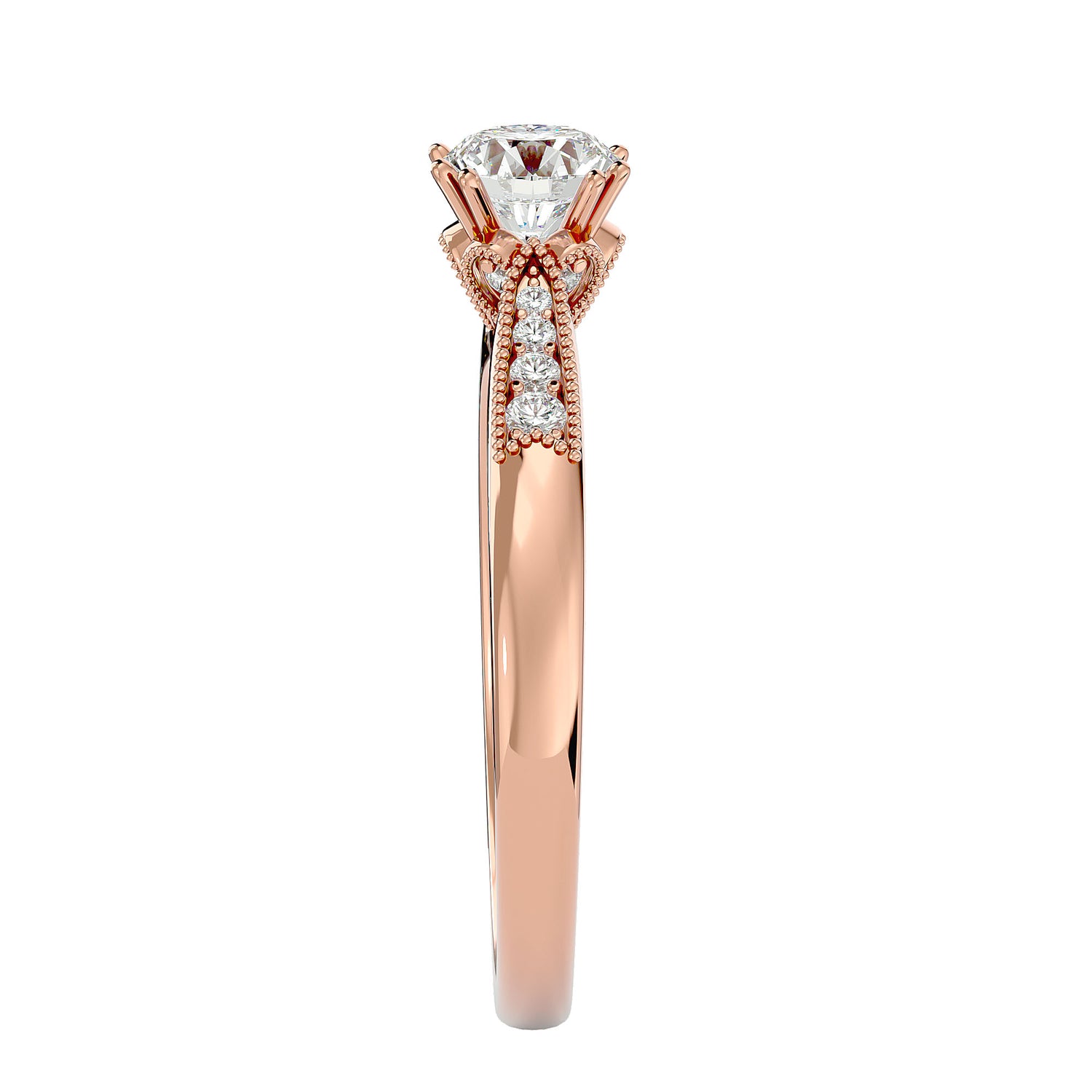 HOH Audrey Diamond Solitaire Ring