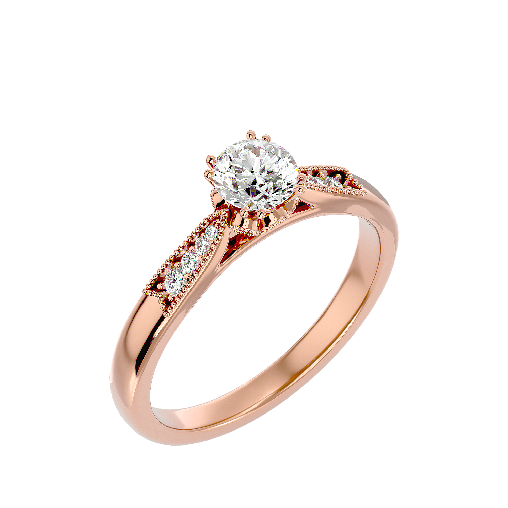 HOH Audrey Diamond Solitaire Ring